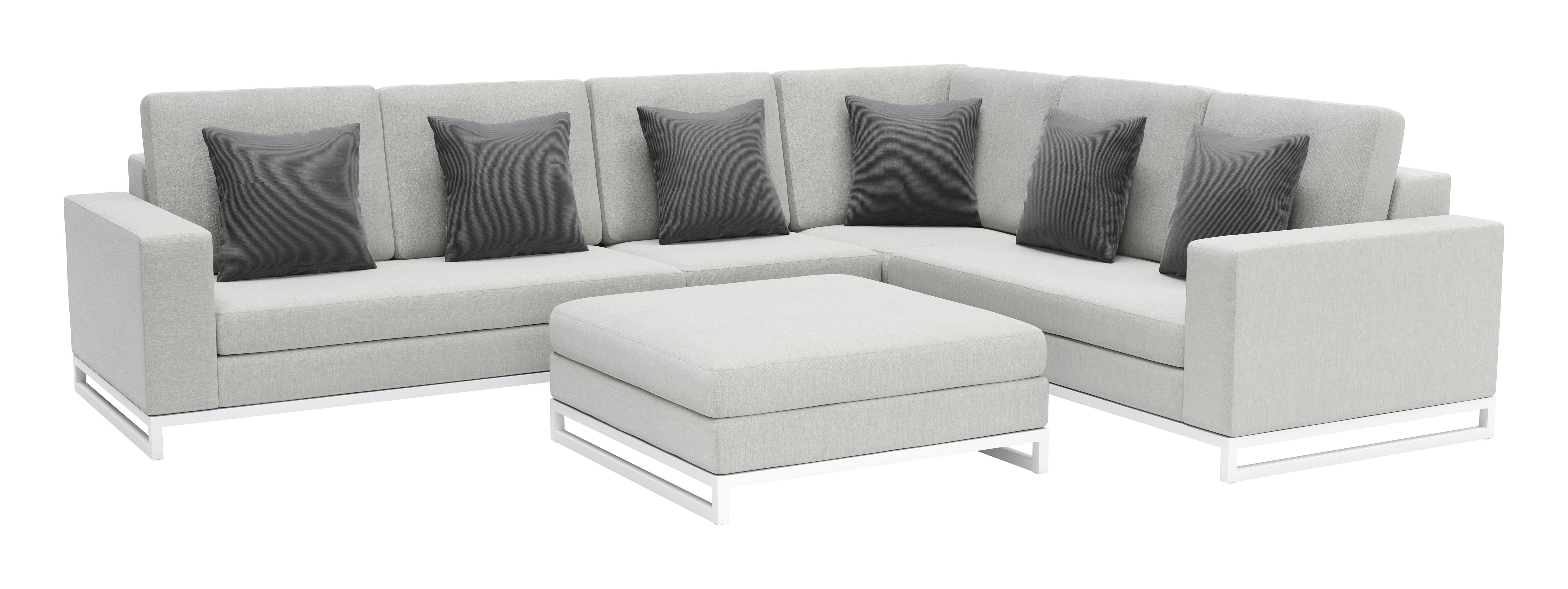 ZUO Corona del Mar Modular Sectional Set - Gray