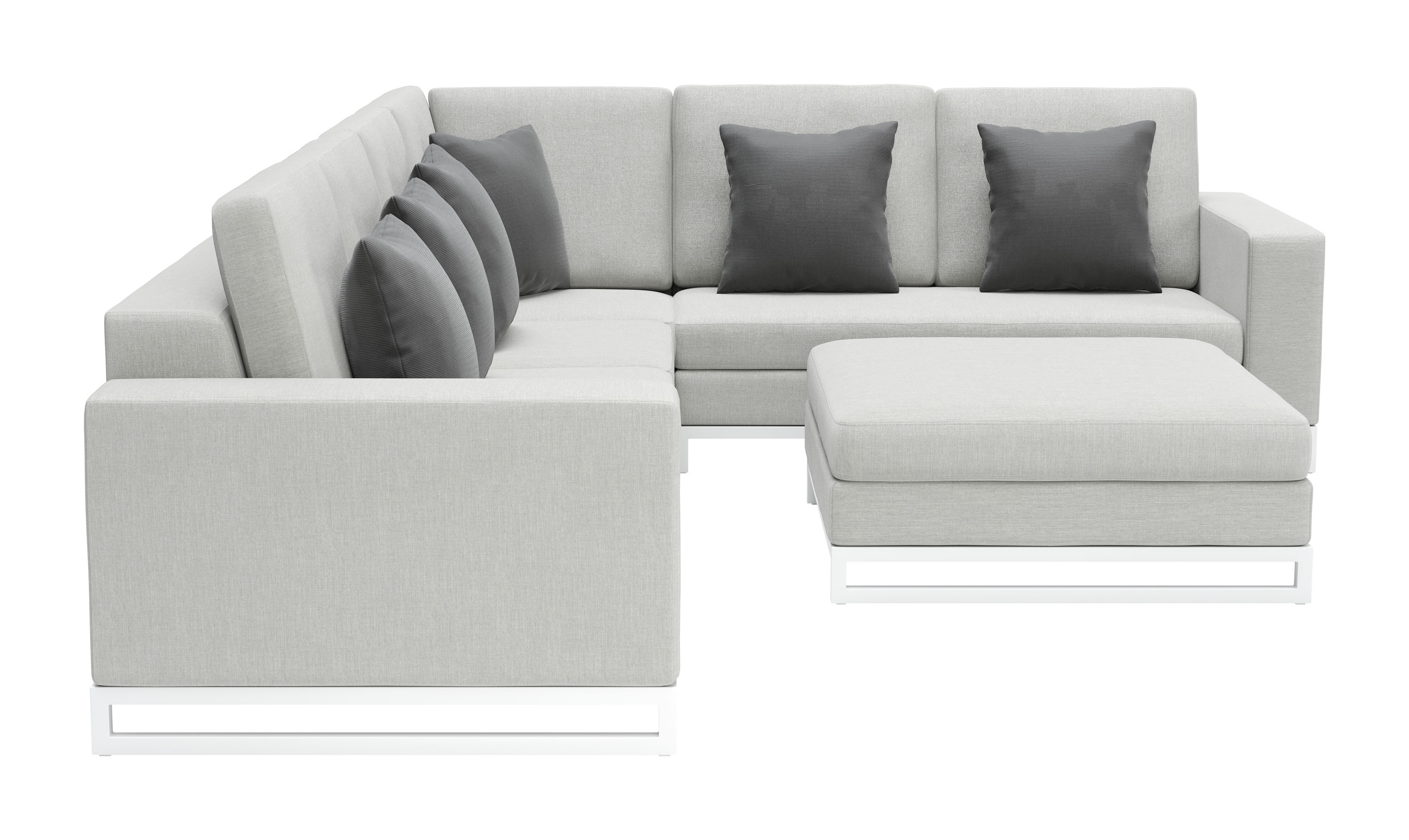 ZUO Corona del Mar Modular Sectional Set - Gray