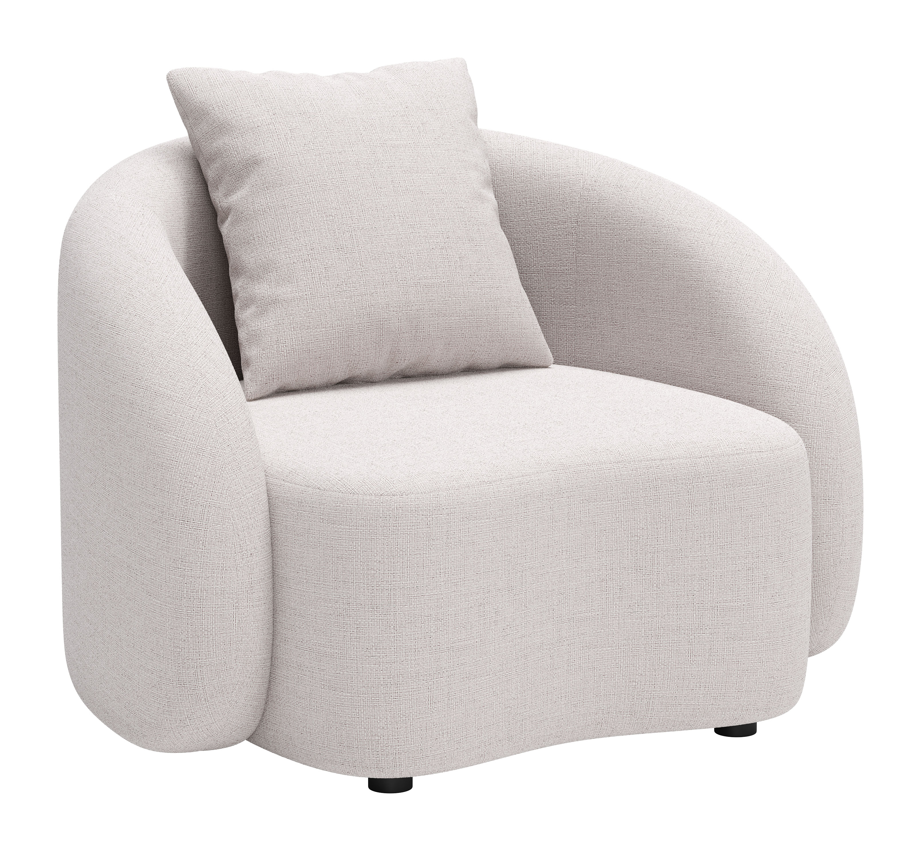 ZUO - Sunny Isles Accent Chair in Beige