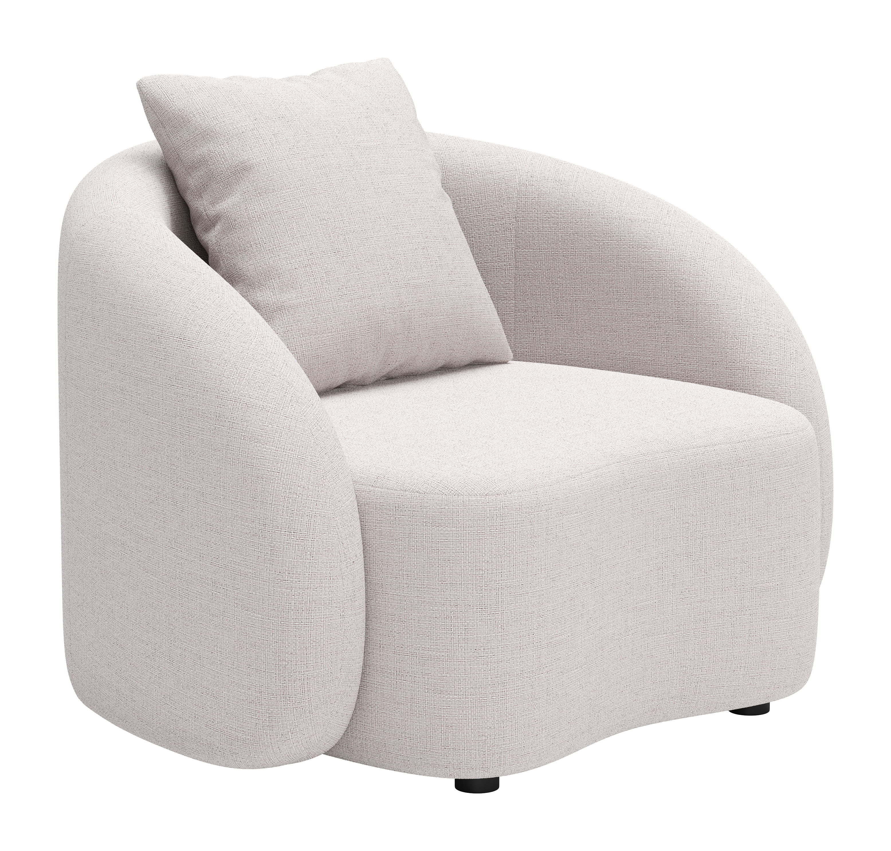 ZUO - Sunny Isles Accent Chair in Beige