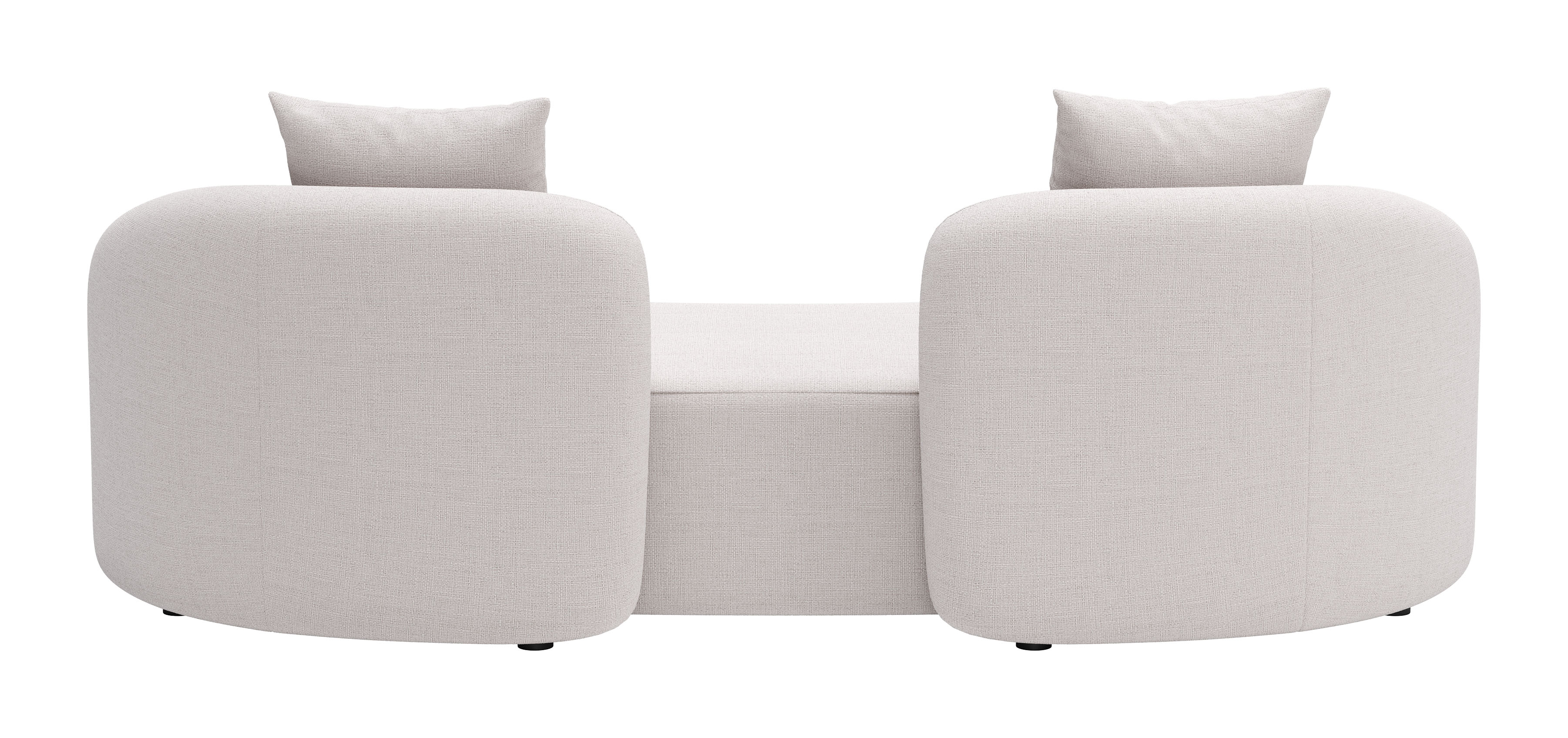 ZUO - Sunny Isles Loveseat in Beige