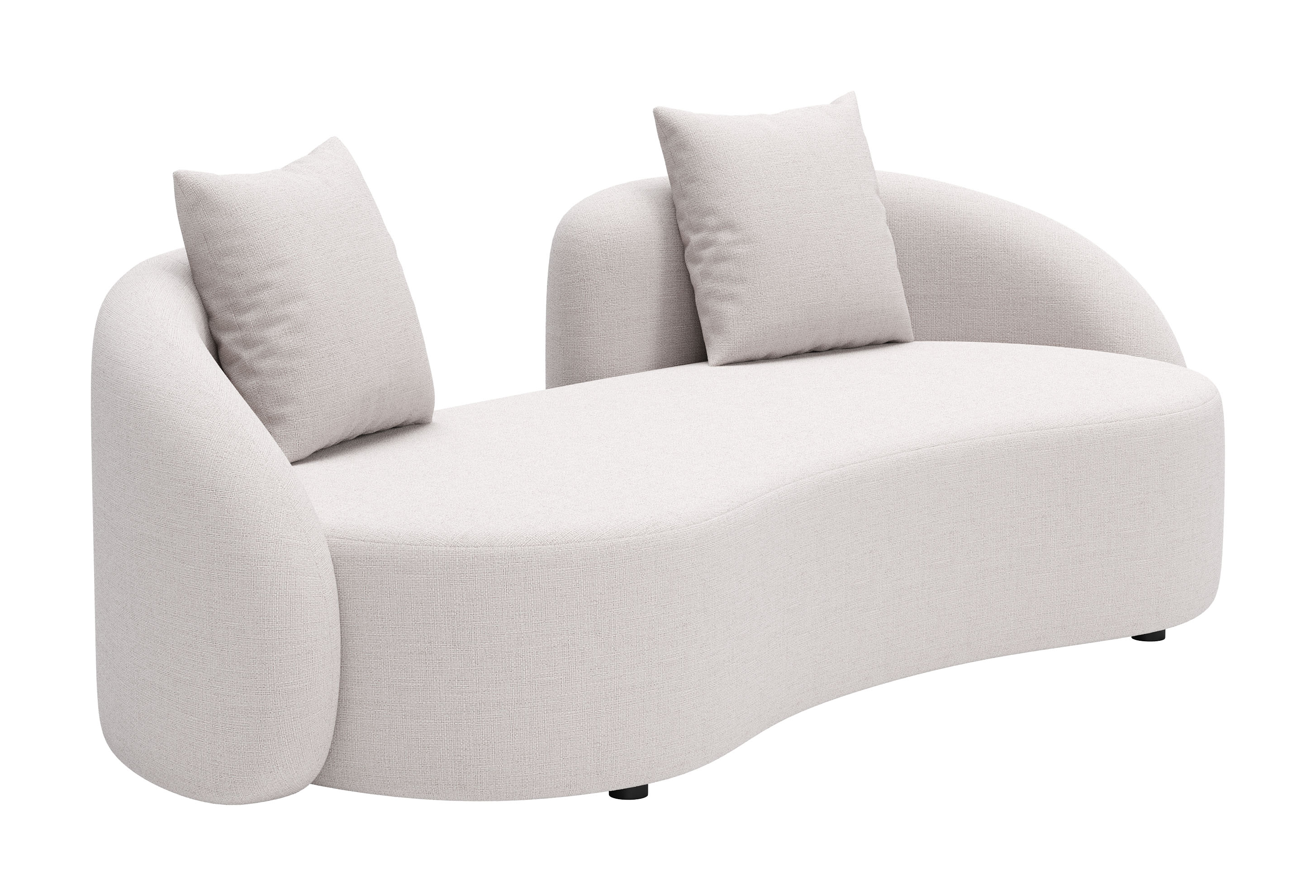 ZUO - Sunny Isles Loveseat in Beige