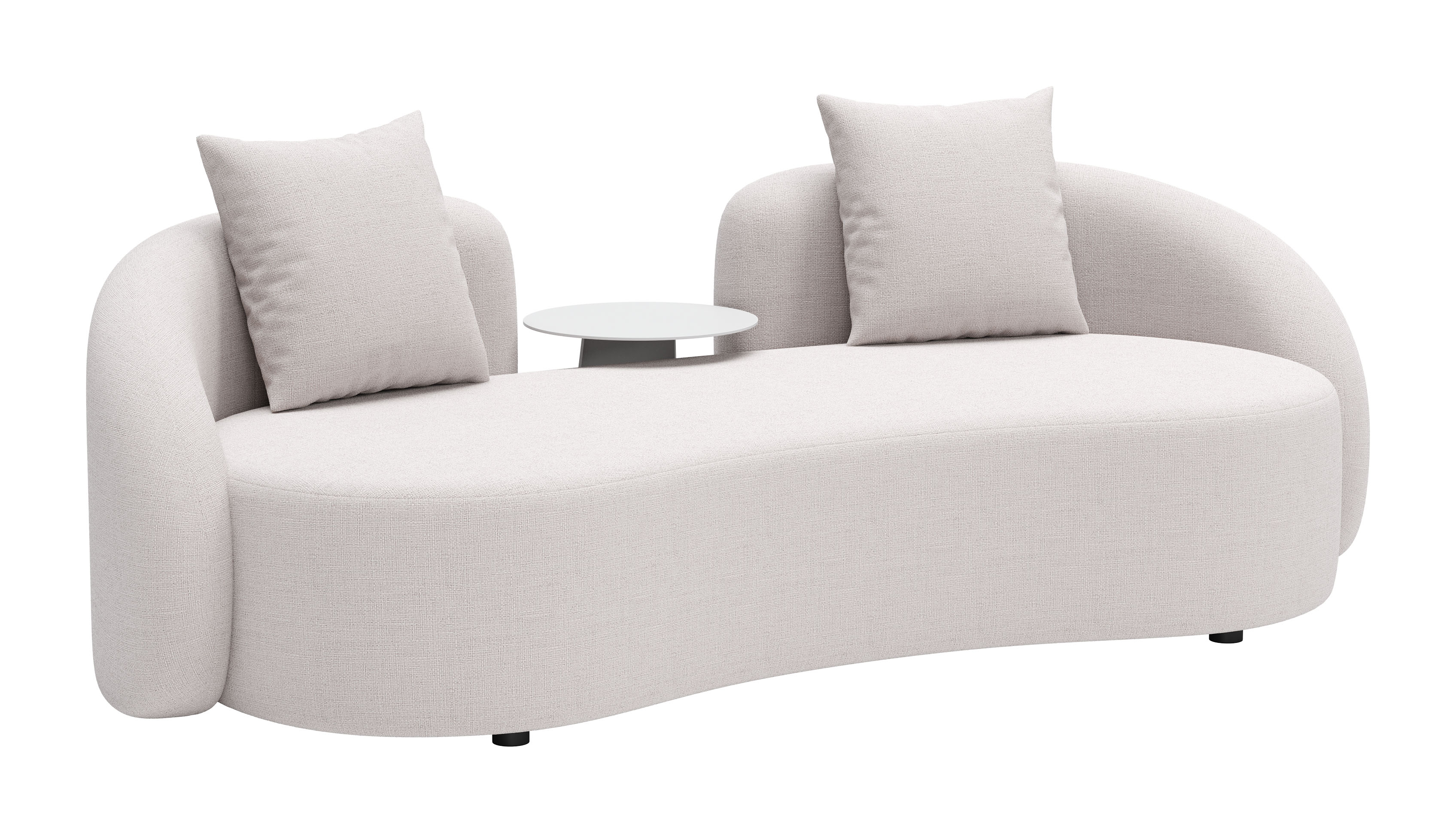 ZUO - Sunny Isles Loveseat in Beige