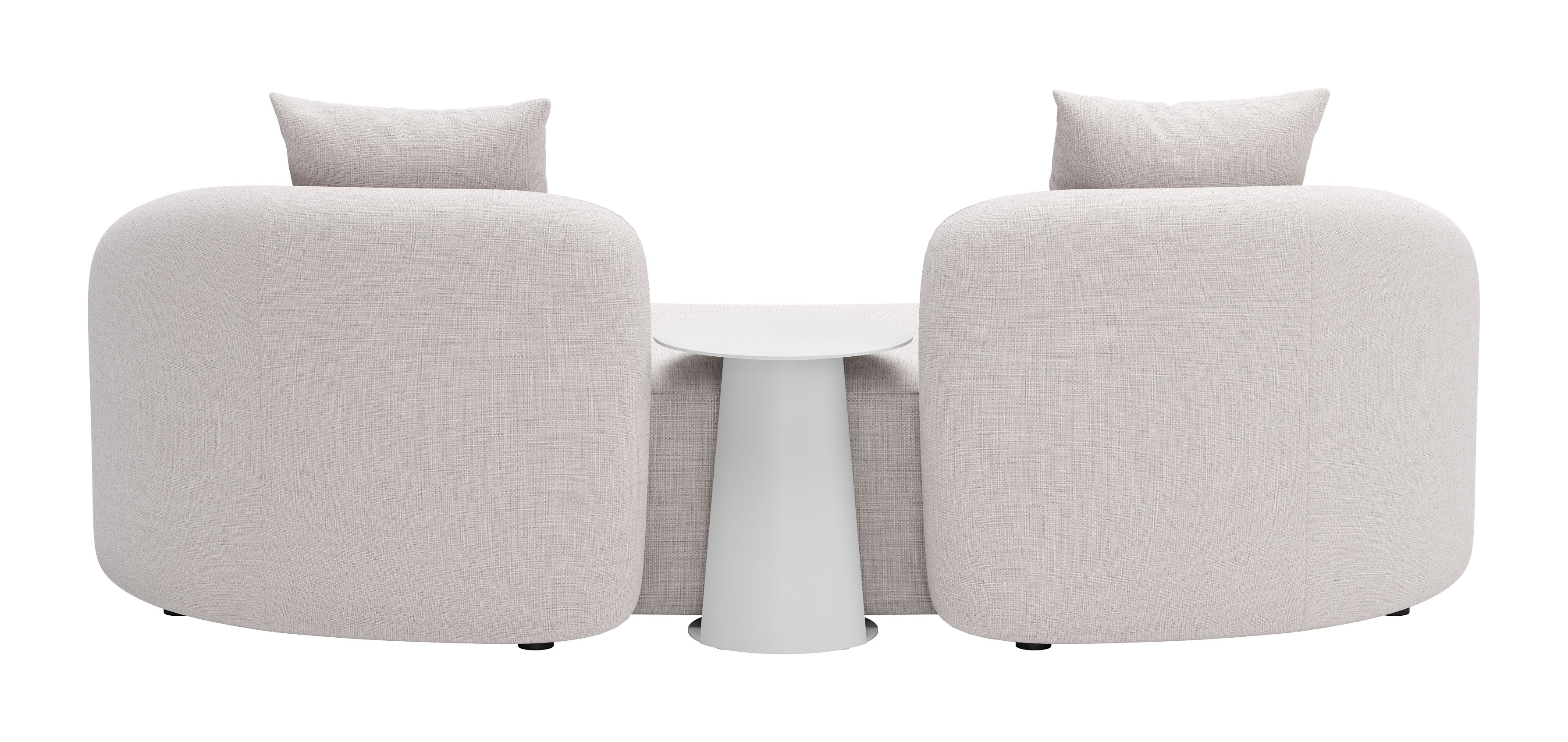 ZUO - Sunny Isles Loveseat in Beige