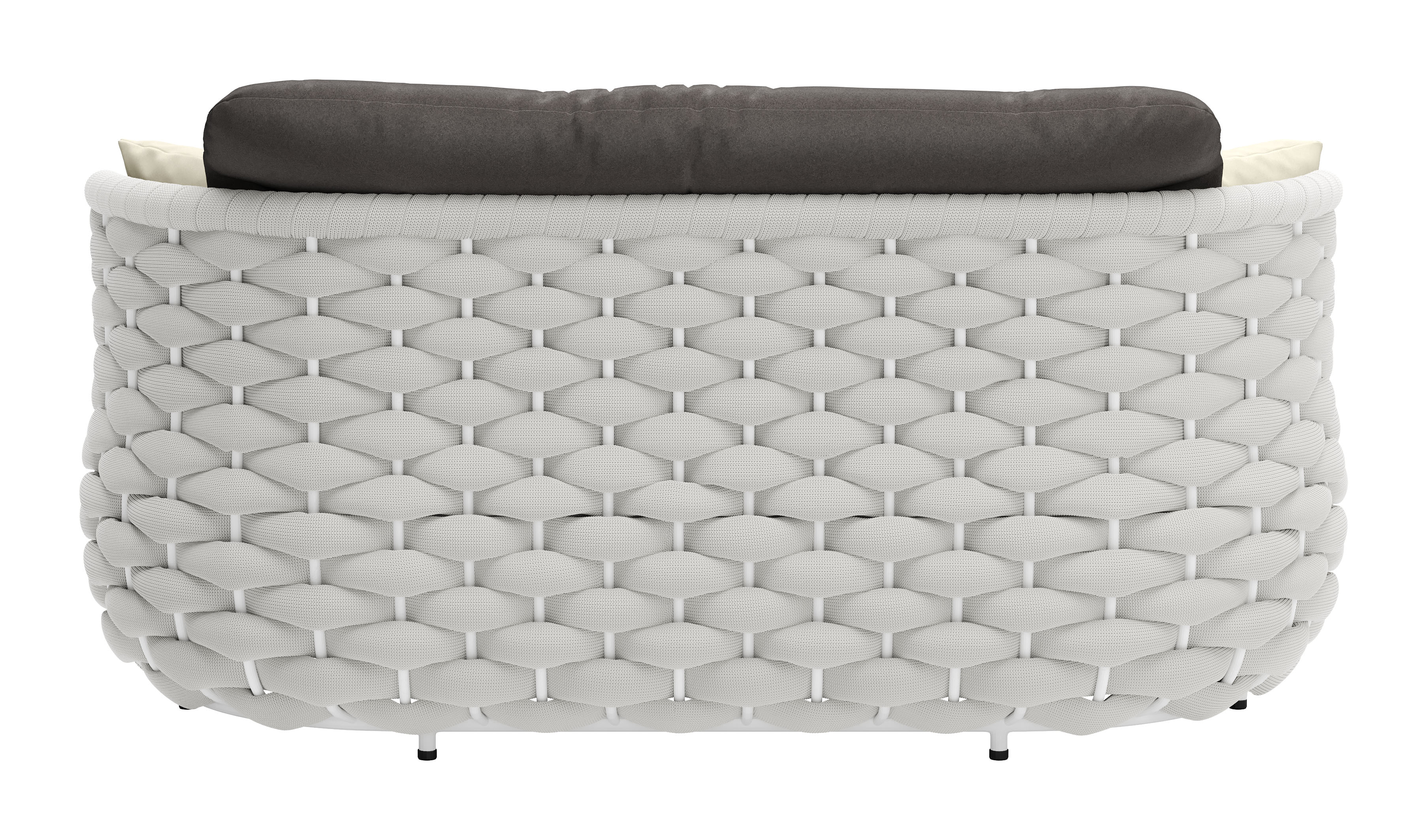 ZUO - Coral Reef Loveseat in Gray
