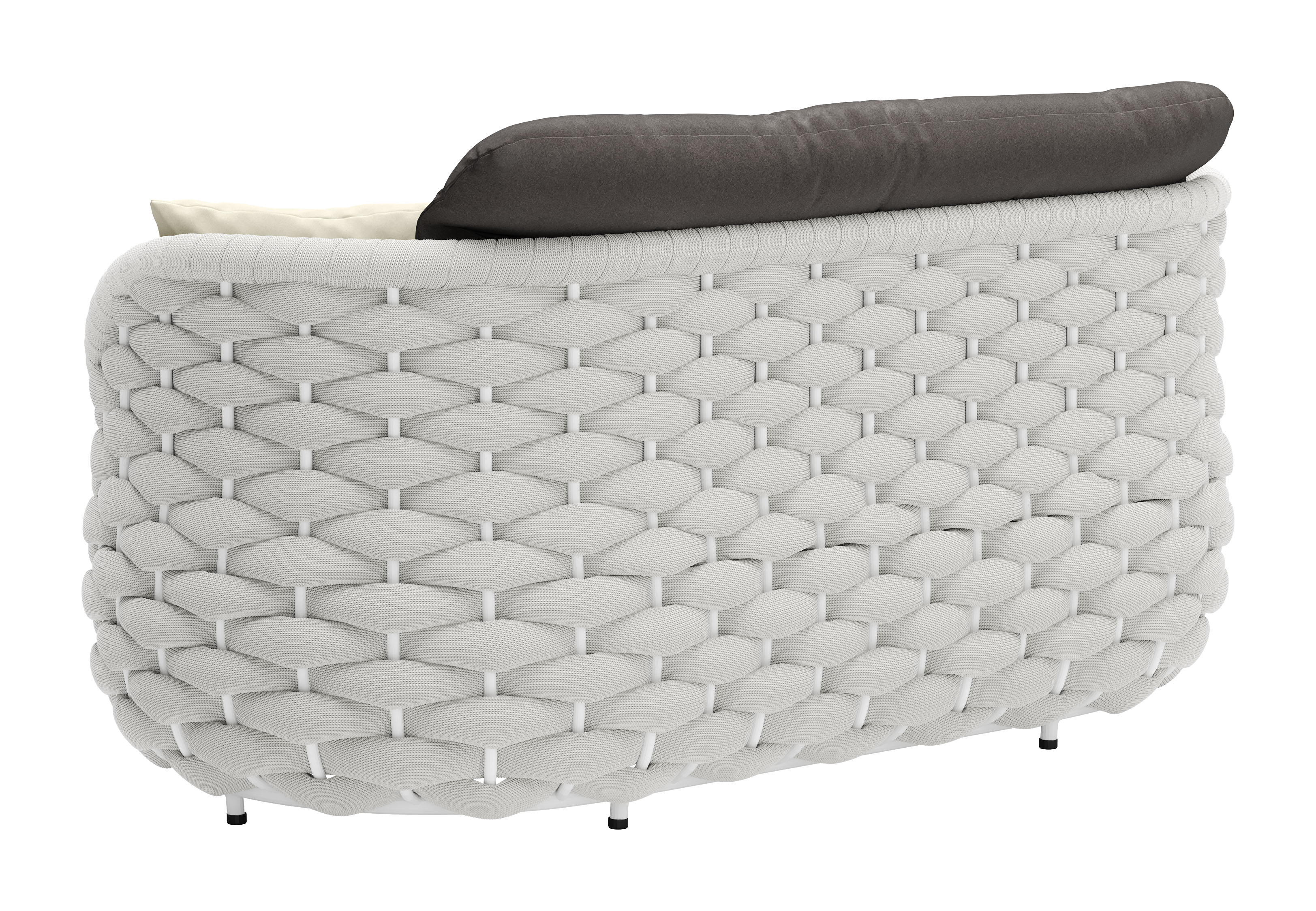 ZUO - Coral Reef Loveseat in Gray
