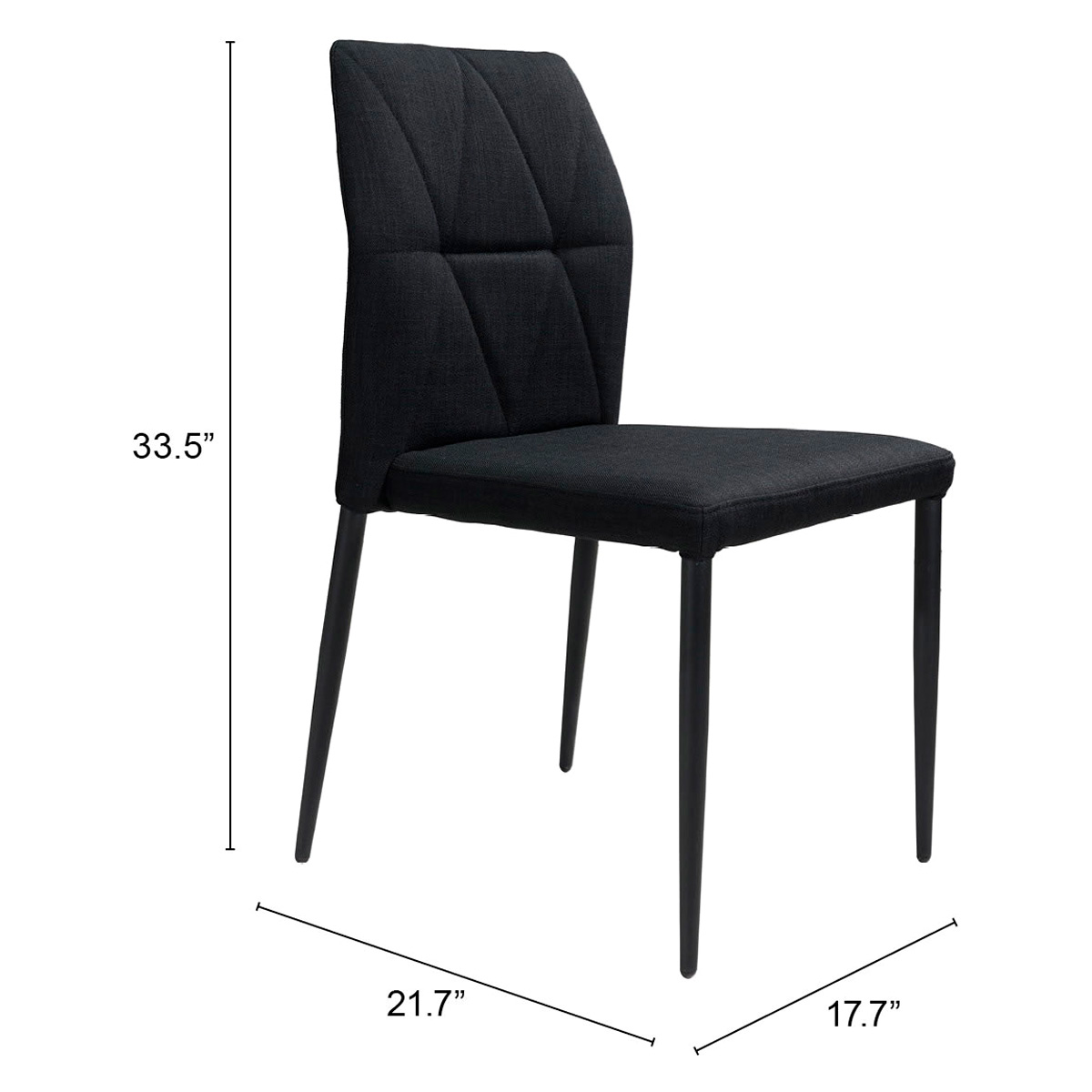 ZUO - Revolution Dining Chair (Set Of 4) in Black