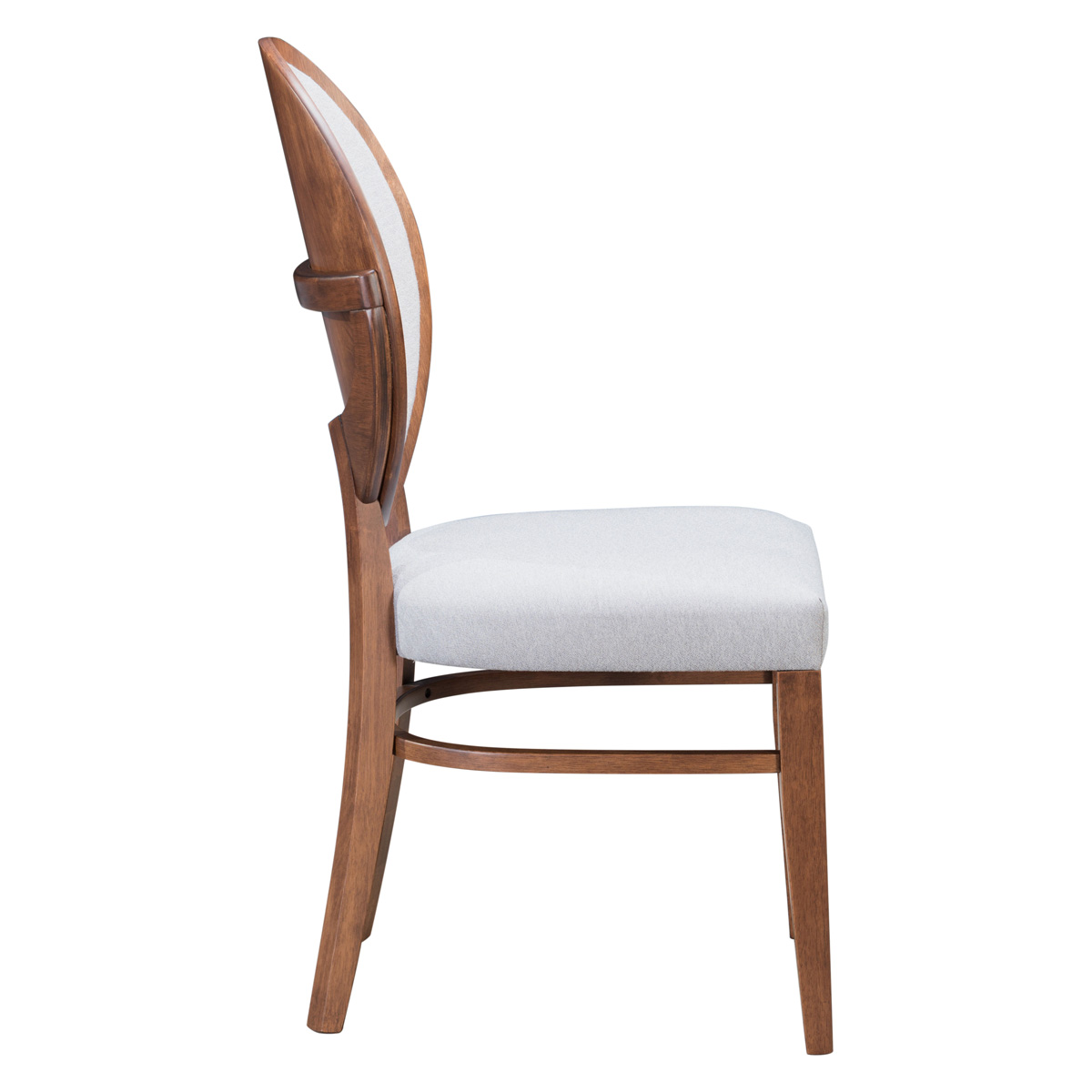 ZUO - Regents Dining Chair (Set Of 2) in Walnut/Light Gray