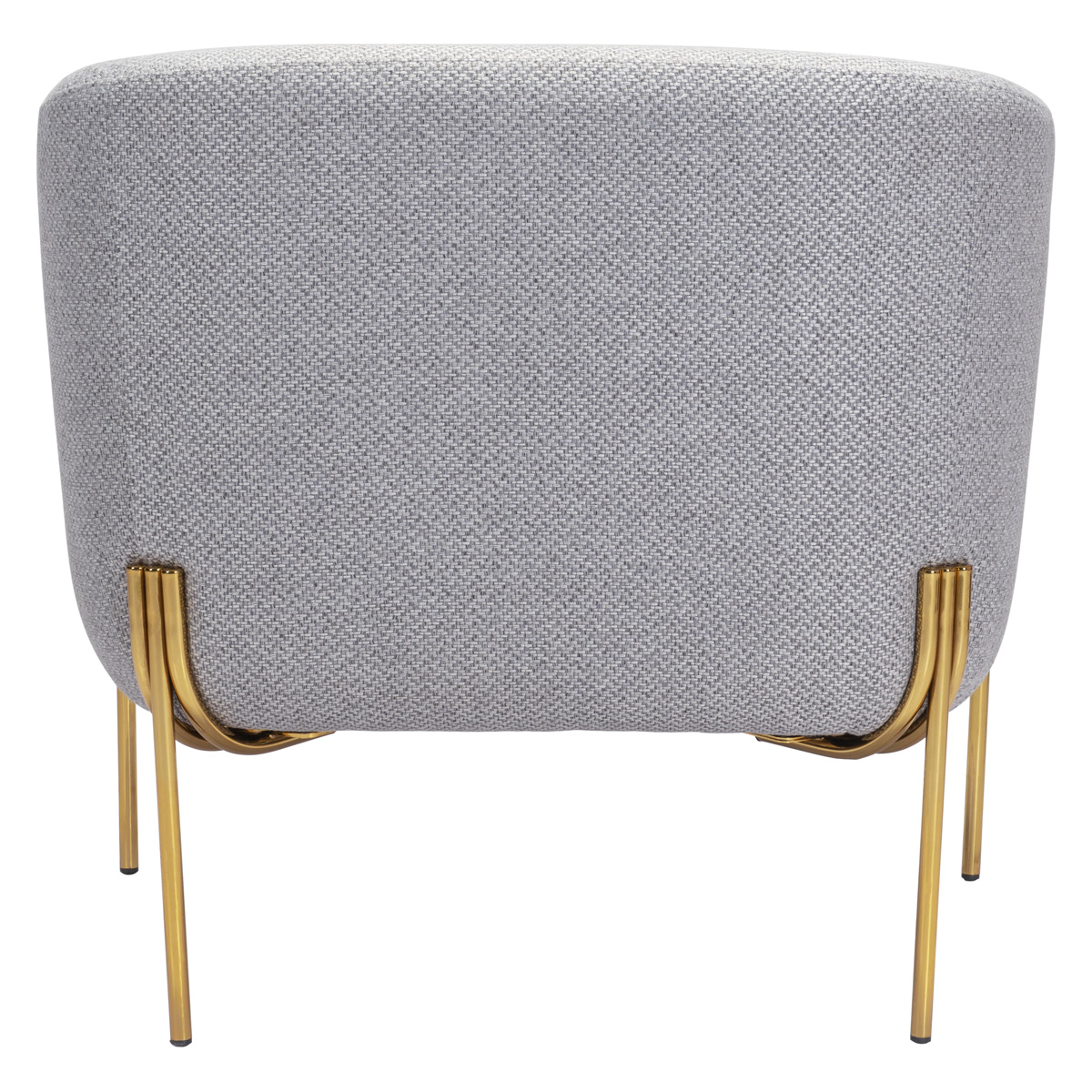 ZUO Micaela Arm Chair - Gray/Gold