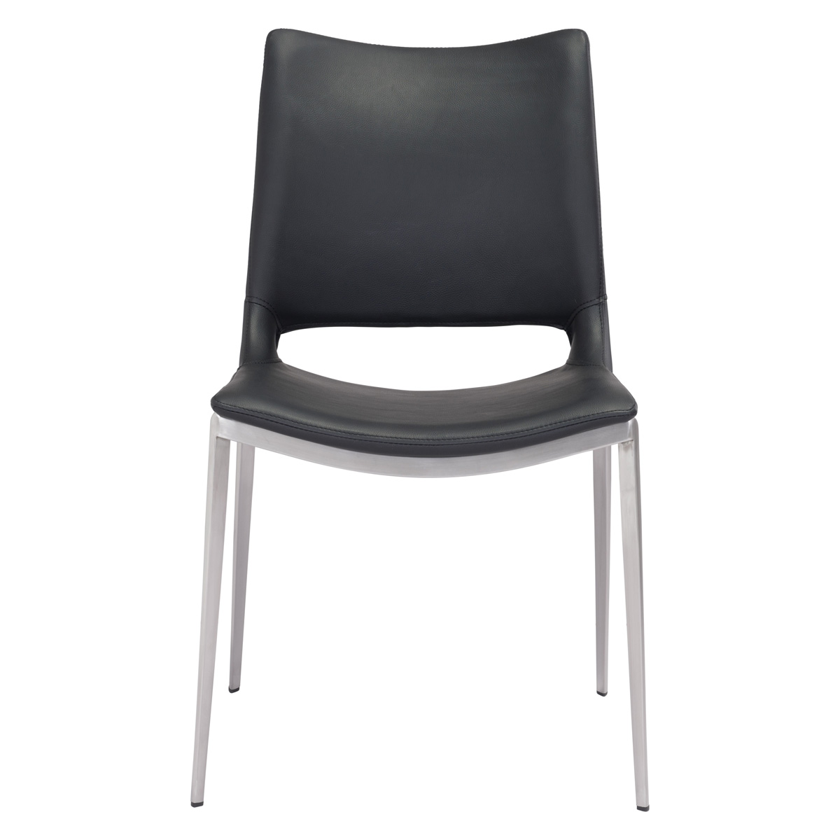 ZUO Ace Dining Chair (Set Of 2) - Black/Silver