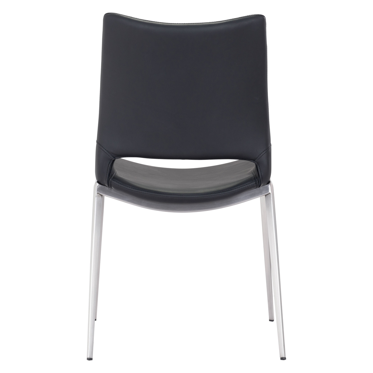 ZUO Ace Dining Chair (Set Of 2) - Black/Silver