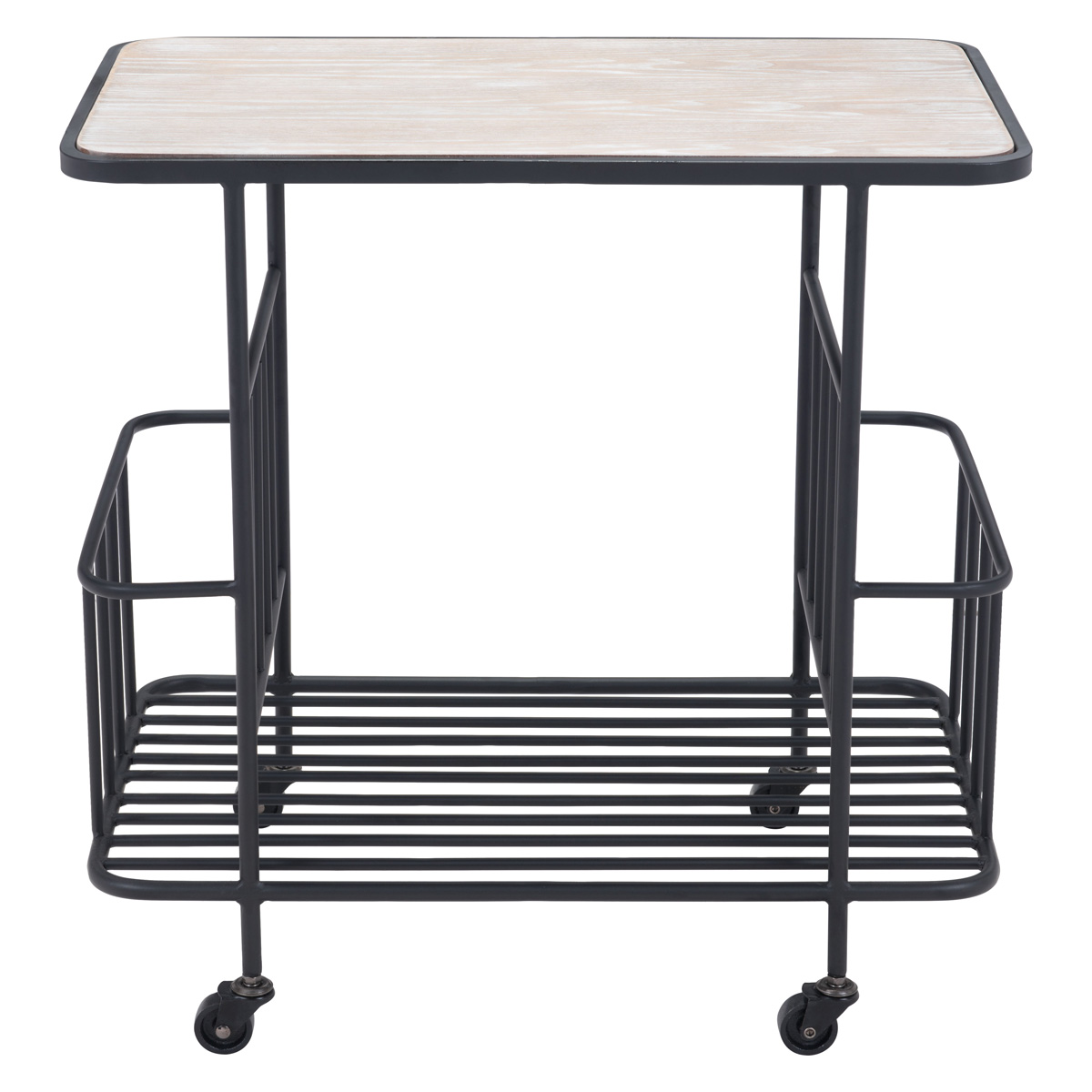 ZUO - Argus Bar Cart in Wood/Black