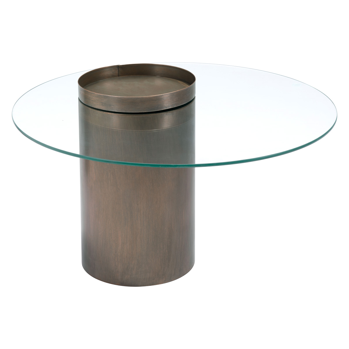 ZUO - Emi Coffee Table in Antique Gold/Clear