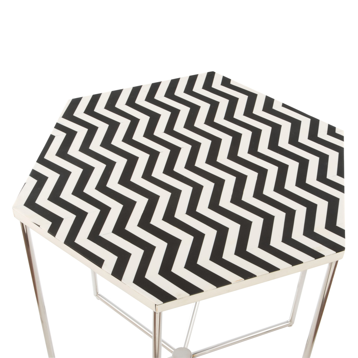 ZUO - Forma Side Table in Multi-Color/Silver