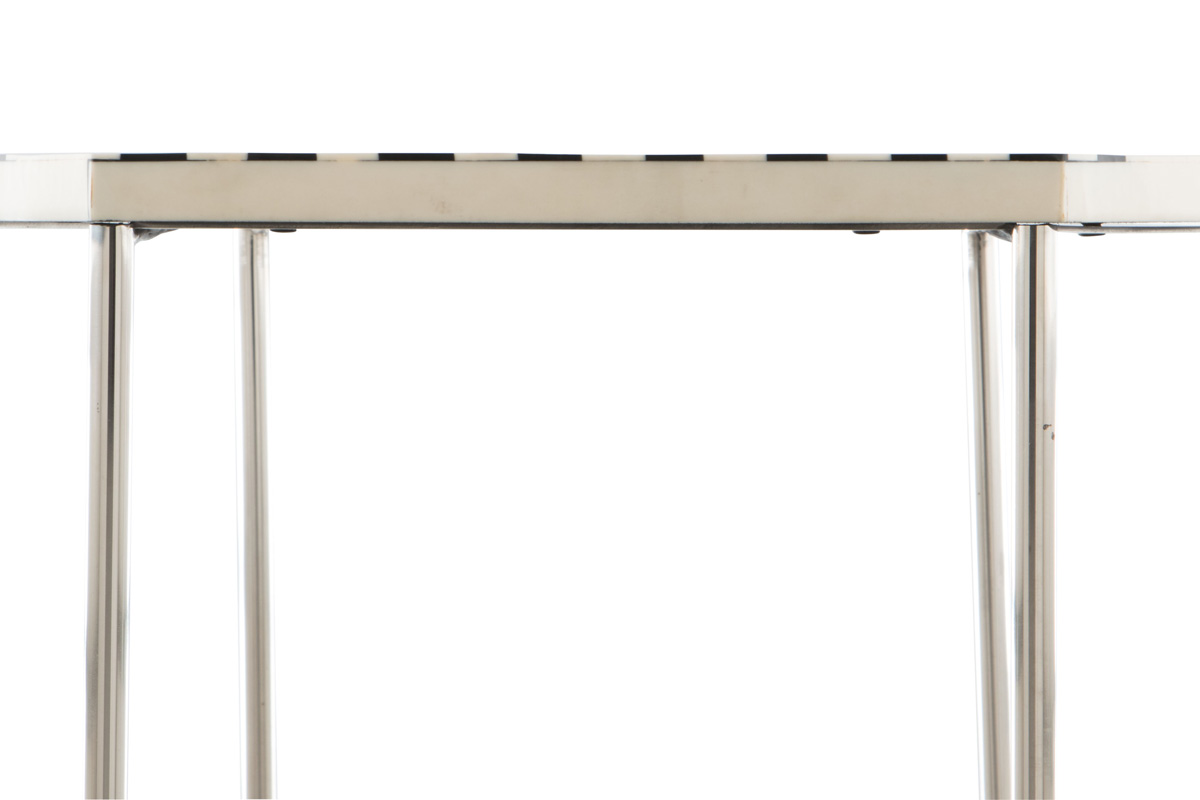 ZUO - Forma Side Table in Multi-Color/Silver