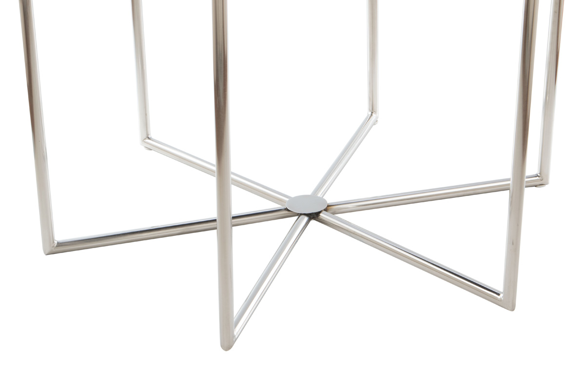 ZUO - Forma Side Table in Multi-Color/Silver