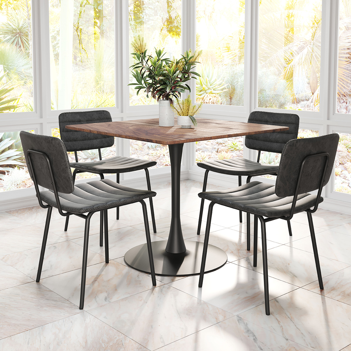 ZUO - Boston Dining Chair (Set Of 2) in Vintage Black