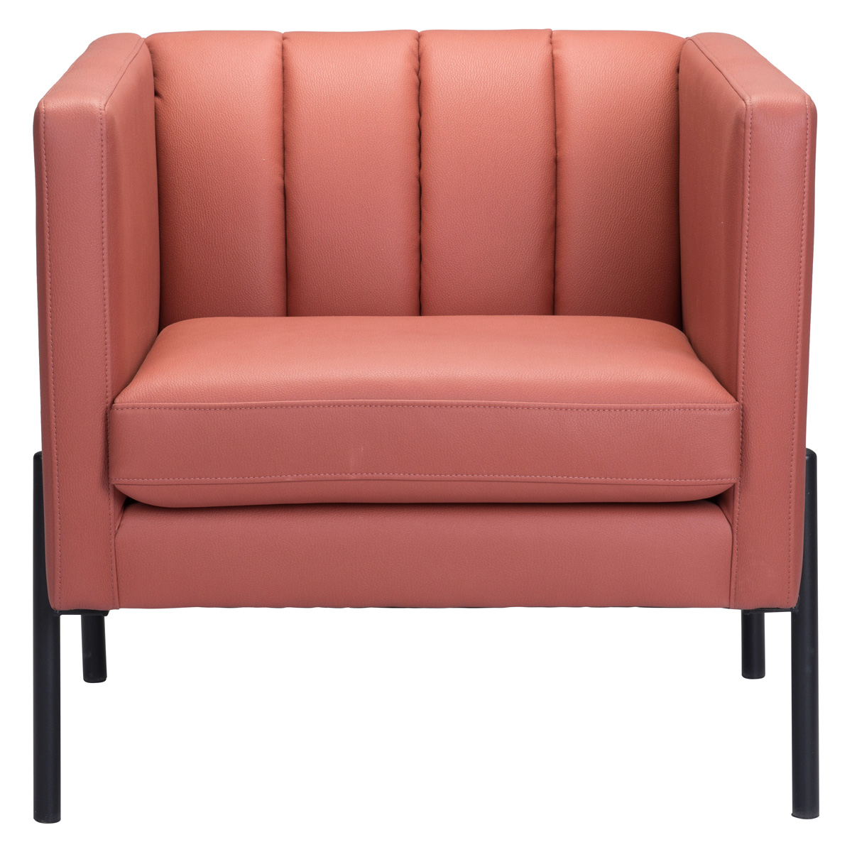 ZUO Jess Accent Chair - Rust/Black