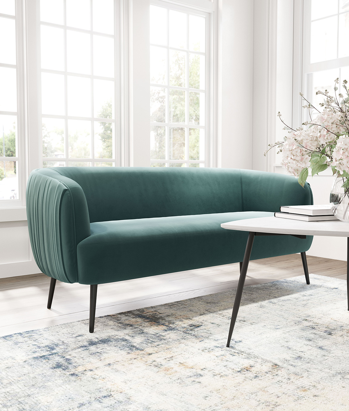 ZUO - Karan Sofa in Green/Black