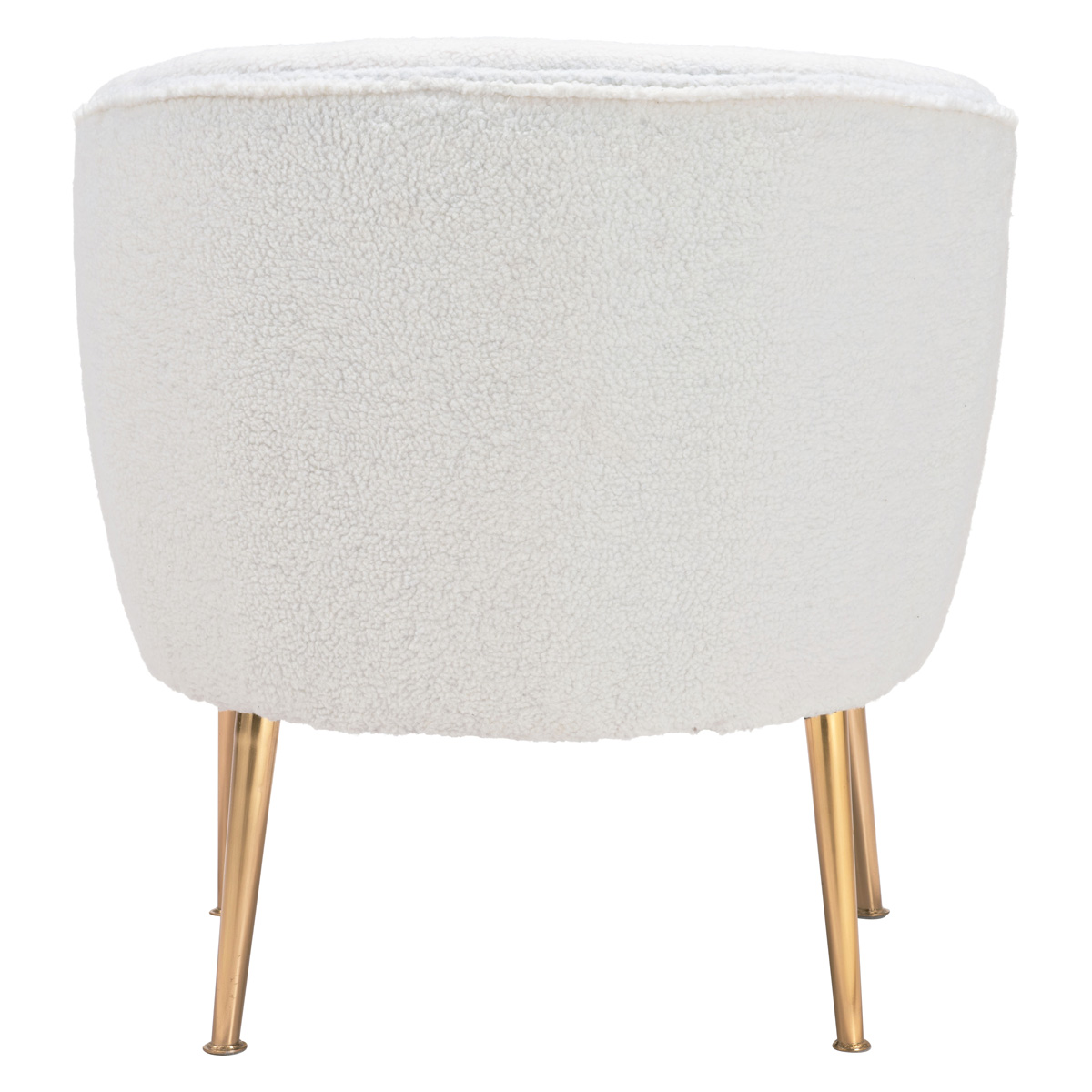 ZUO - Sherpa Accent Chair in Beige/Gold