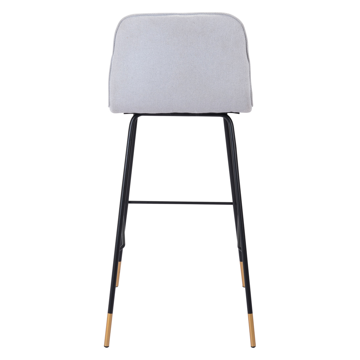 ZUO - Gironde Bar Chair in Light Gray/Black