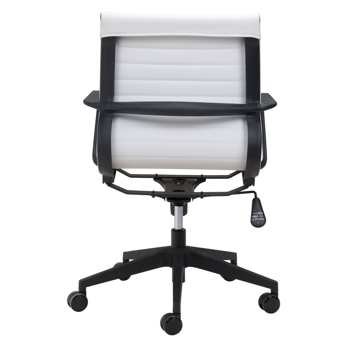 ZUO Stacy Office Chair - White/Black