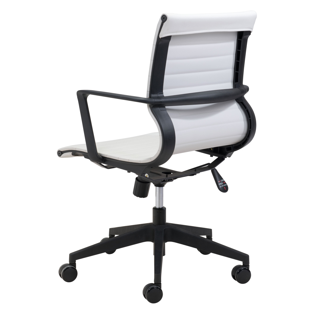 ZUO Stacy Office Chair - White/Black