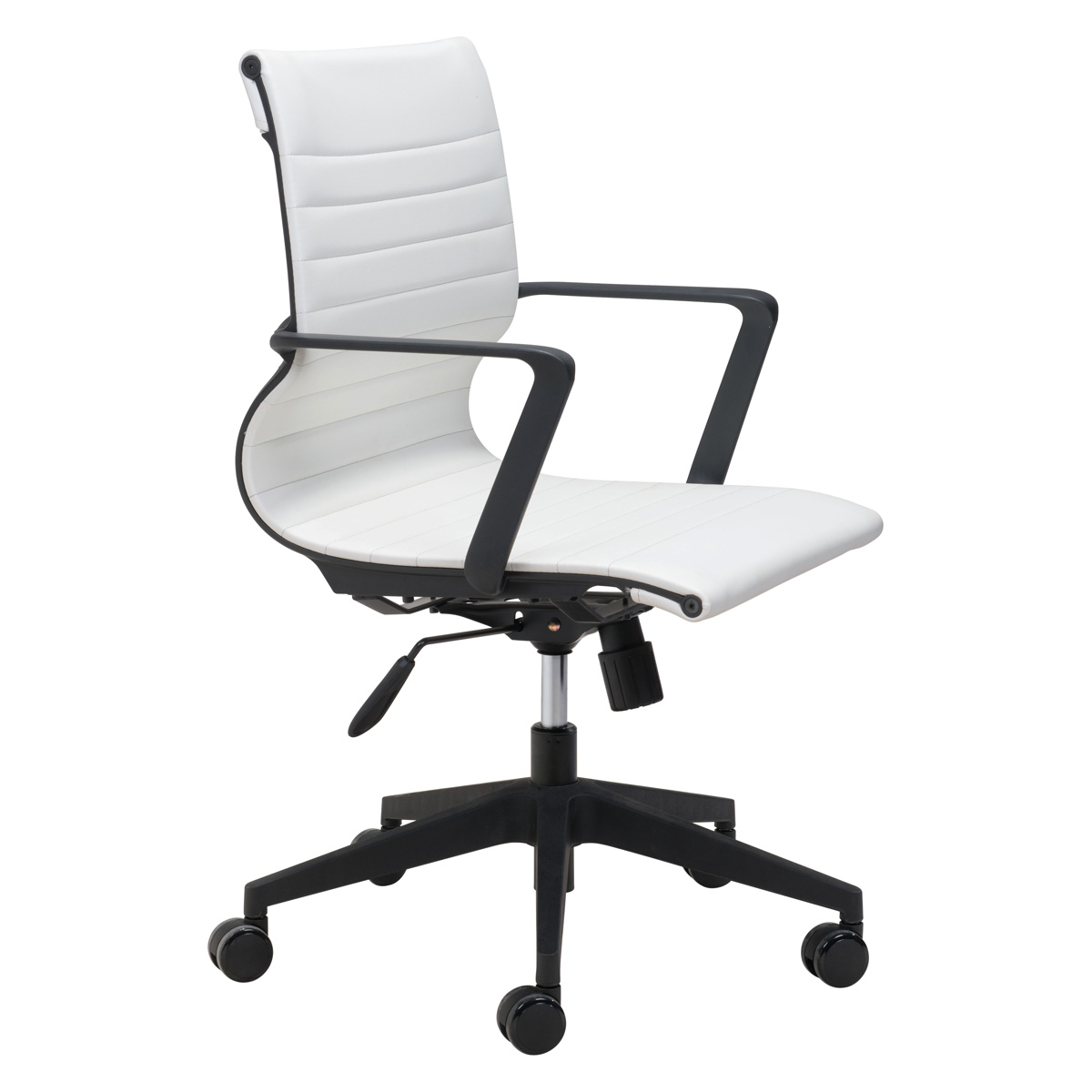ZUO Stacy Office Chair - White/Black