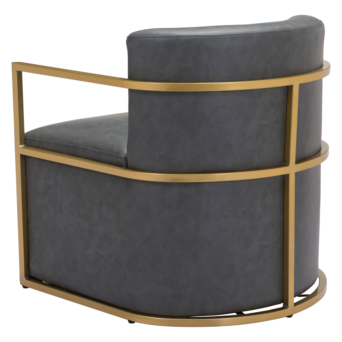 ZUO Xander Accent Chair - Gray/Gold