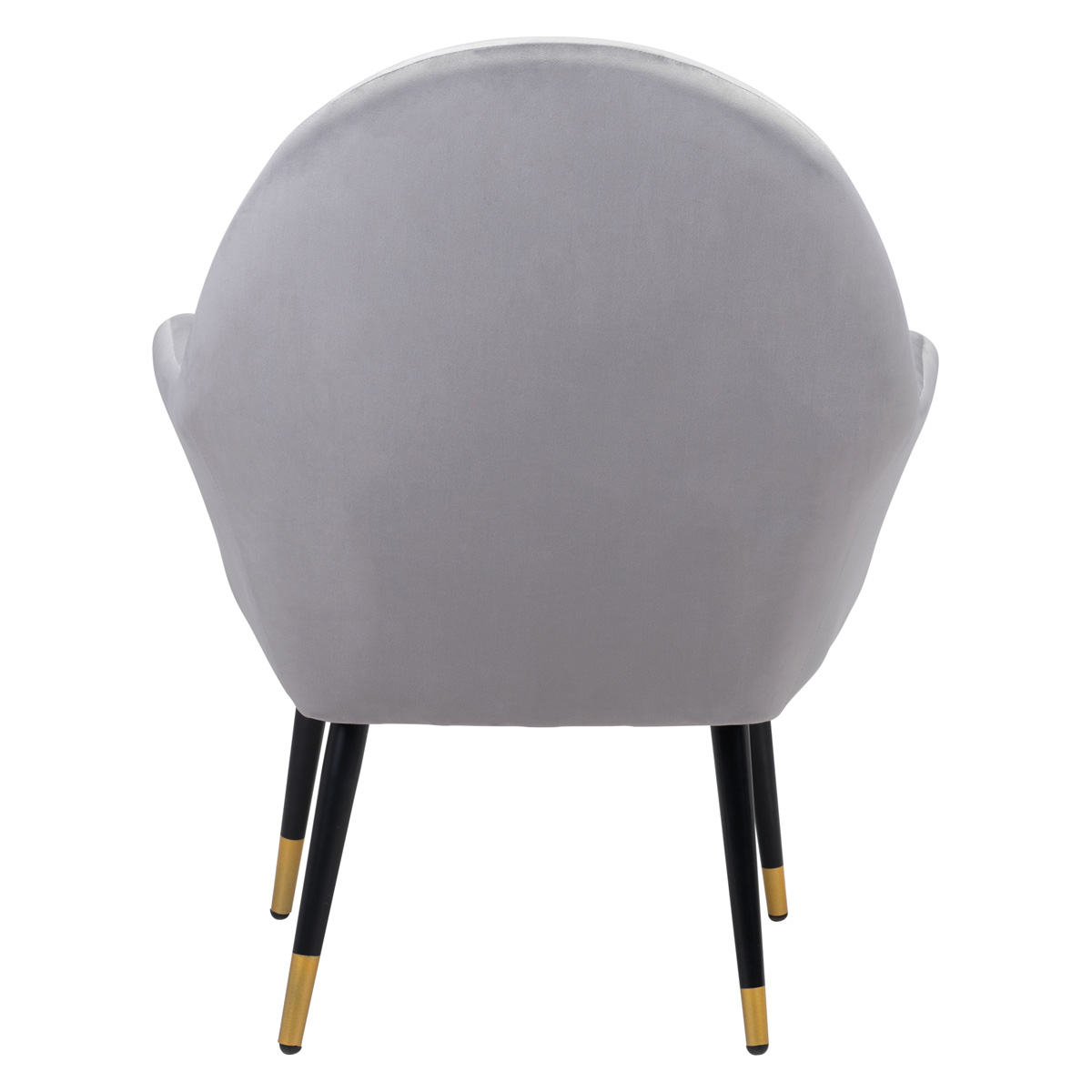 ZUO Alexandria Accent Chair - Gray/Blac/Gold