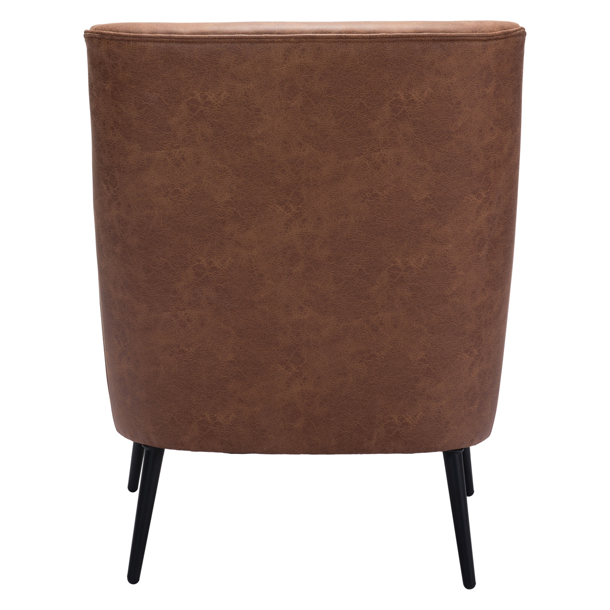 ZUO Ontario Accent Chair - Vintage Brown/Gold