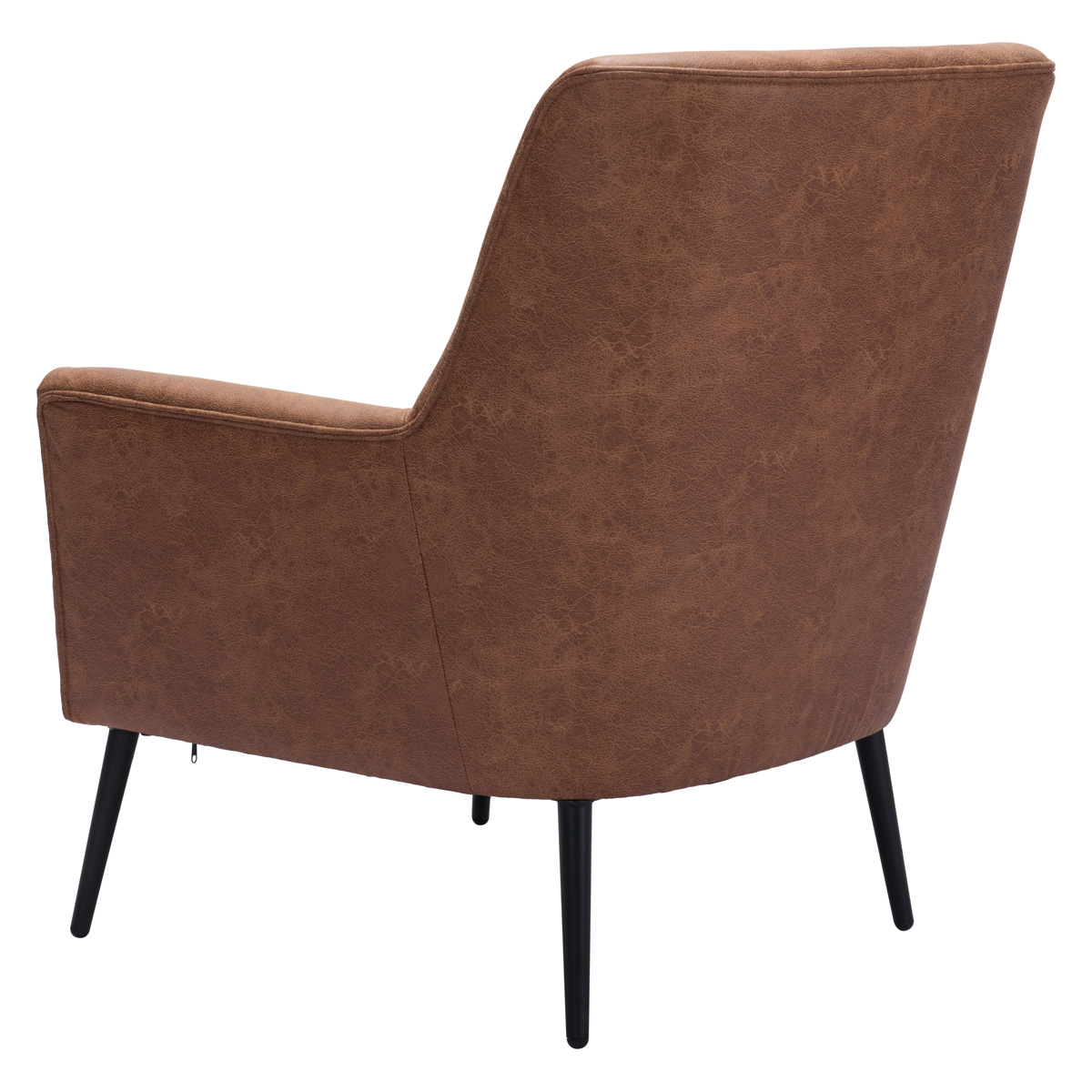 ZUO Ontario Accent Chair - Vintage Brown/Gold