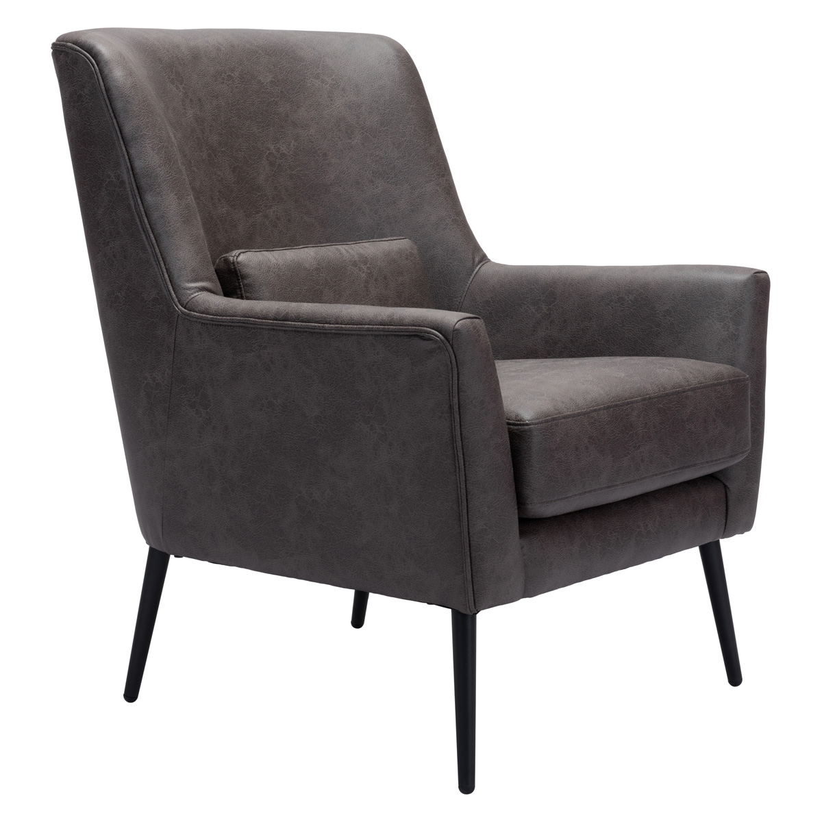 ZUO Ontario Accent Chair - Vintage Black