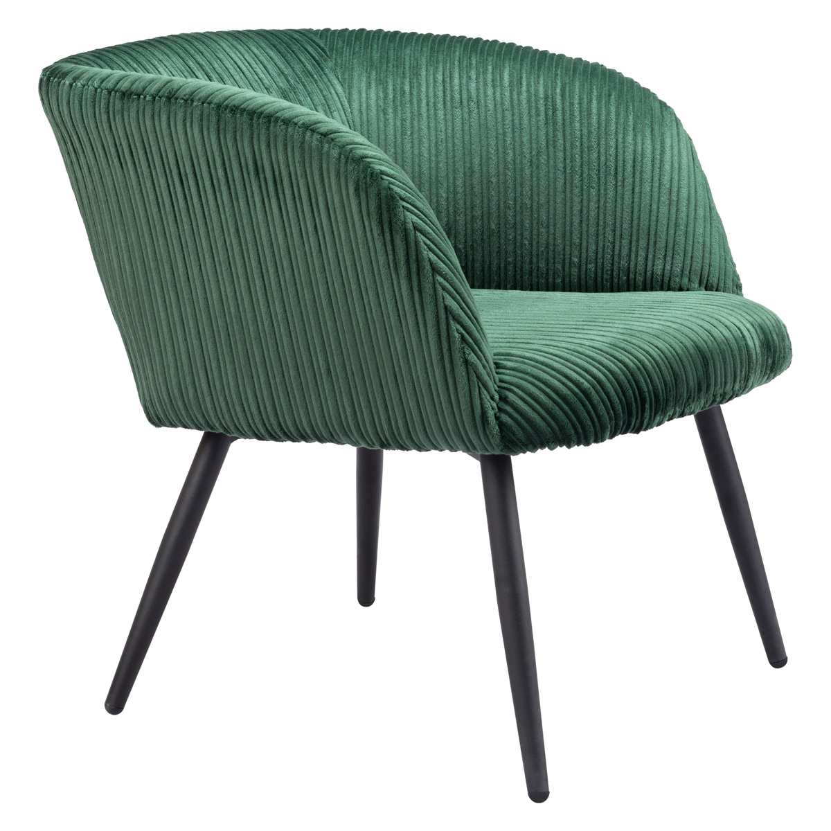 ZUO Papillion Accent Chair - Green/Matte Black