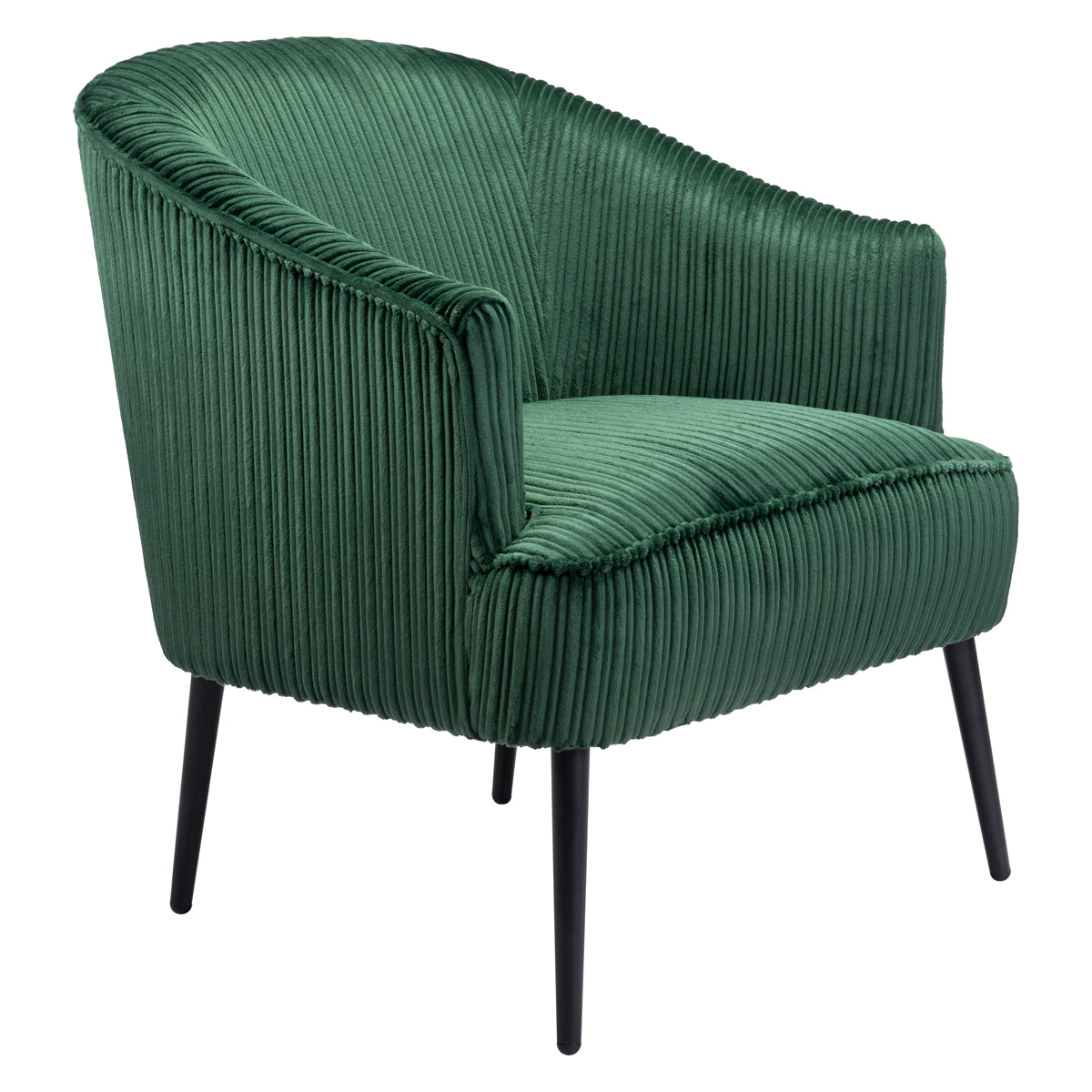 ZUO Ranier Accent Chair - Green/Matte Black