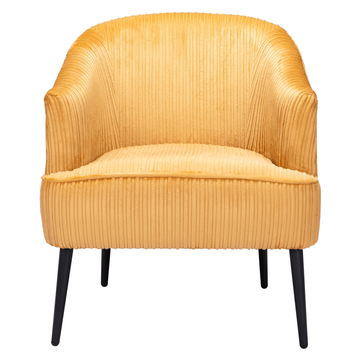 ZUO Ranier Accent Chair - Yellow/Matte Black