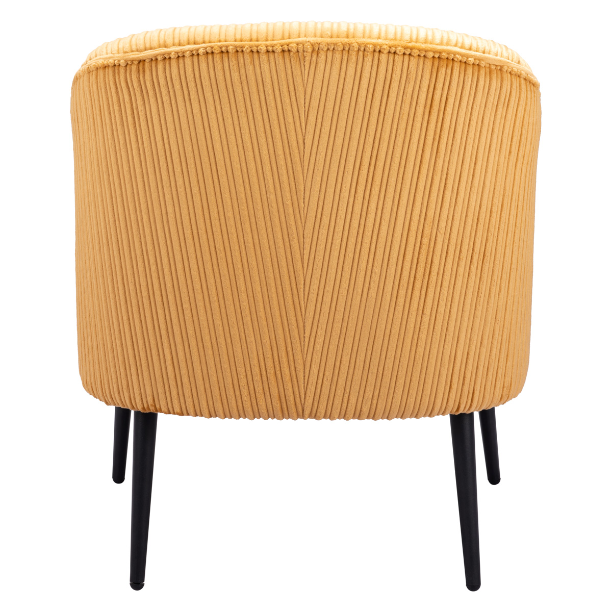 ZUO Ranier Accent Chair - Yellow/Matte Black