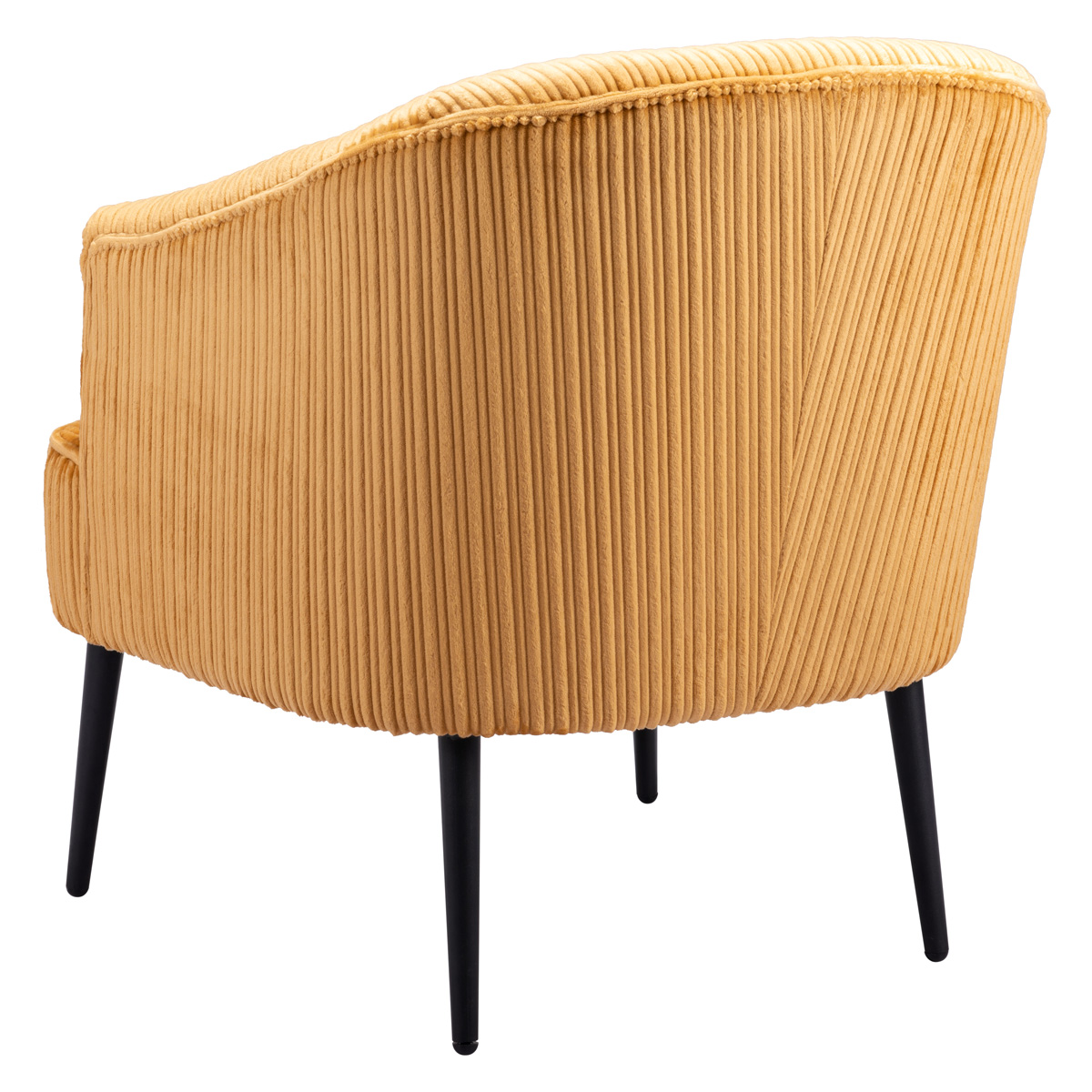 ZUO Ranier Accent Chair - Yellow/Matte Black