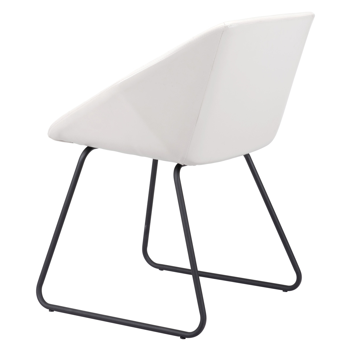 ZUO Miguel Dining Chair - White/Matte Black