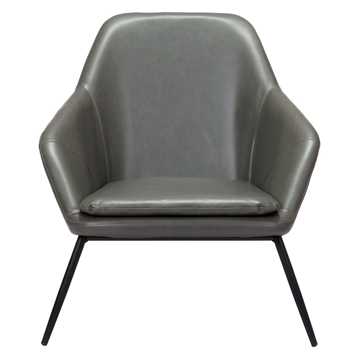 ZUO Manuel Accent Chair - Gray/Matte Black