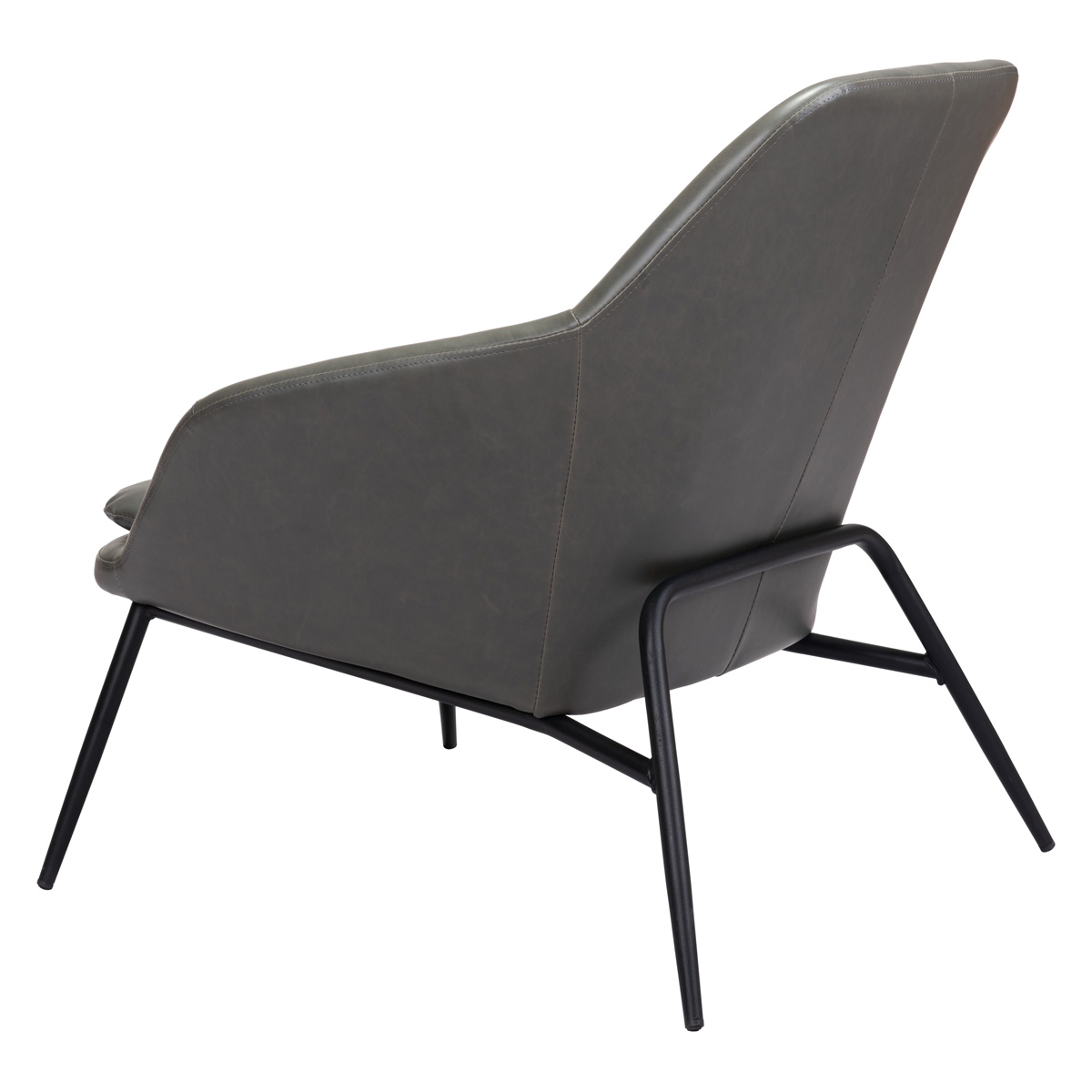 ZUO Manuel Accent Chair - Gray/Matte Black