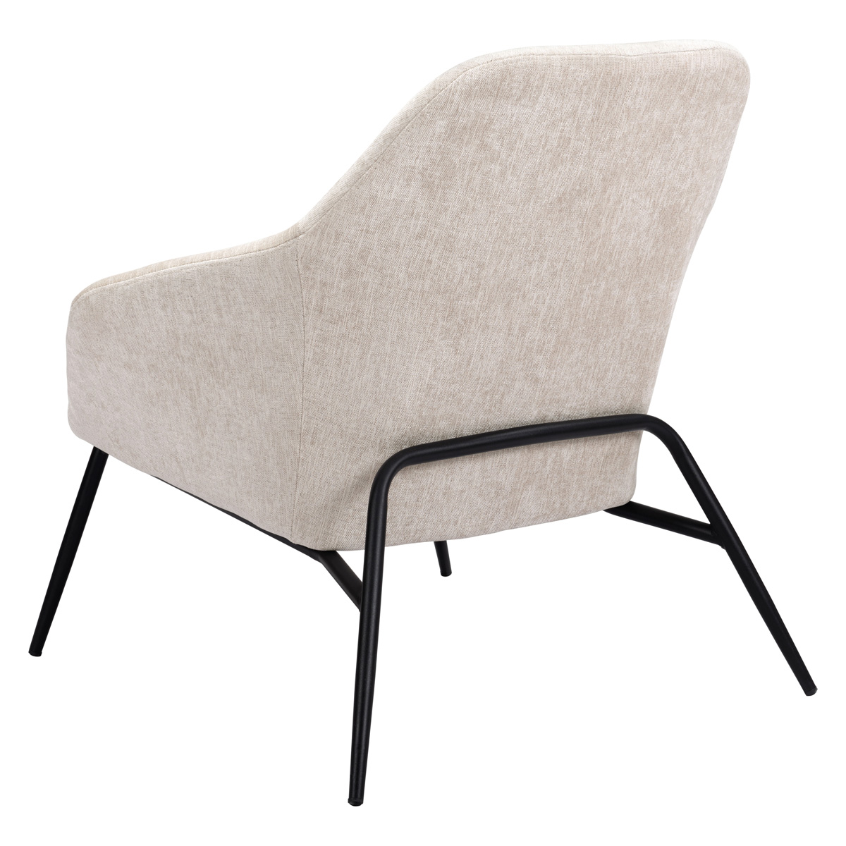 ZUO Manuel Accent Chair - Beige/Matte Black
