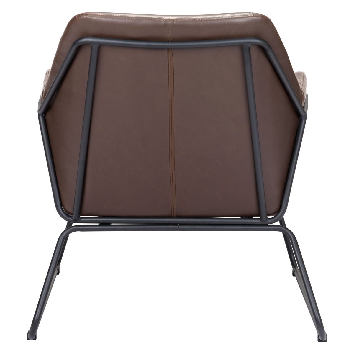 ZUO Jose Accent Chair - Brown/Matte Black