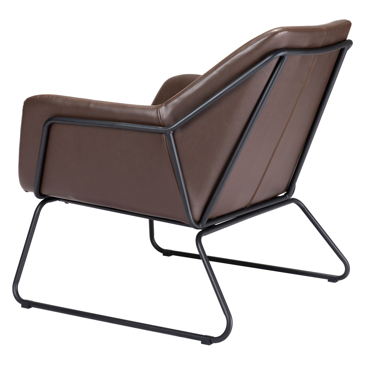 ZUO Jose Accent Chair - Brown/Matte Black