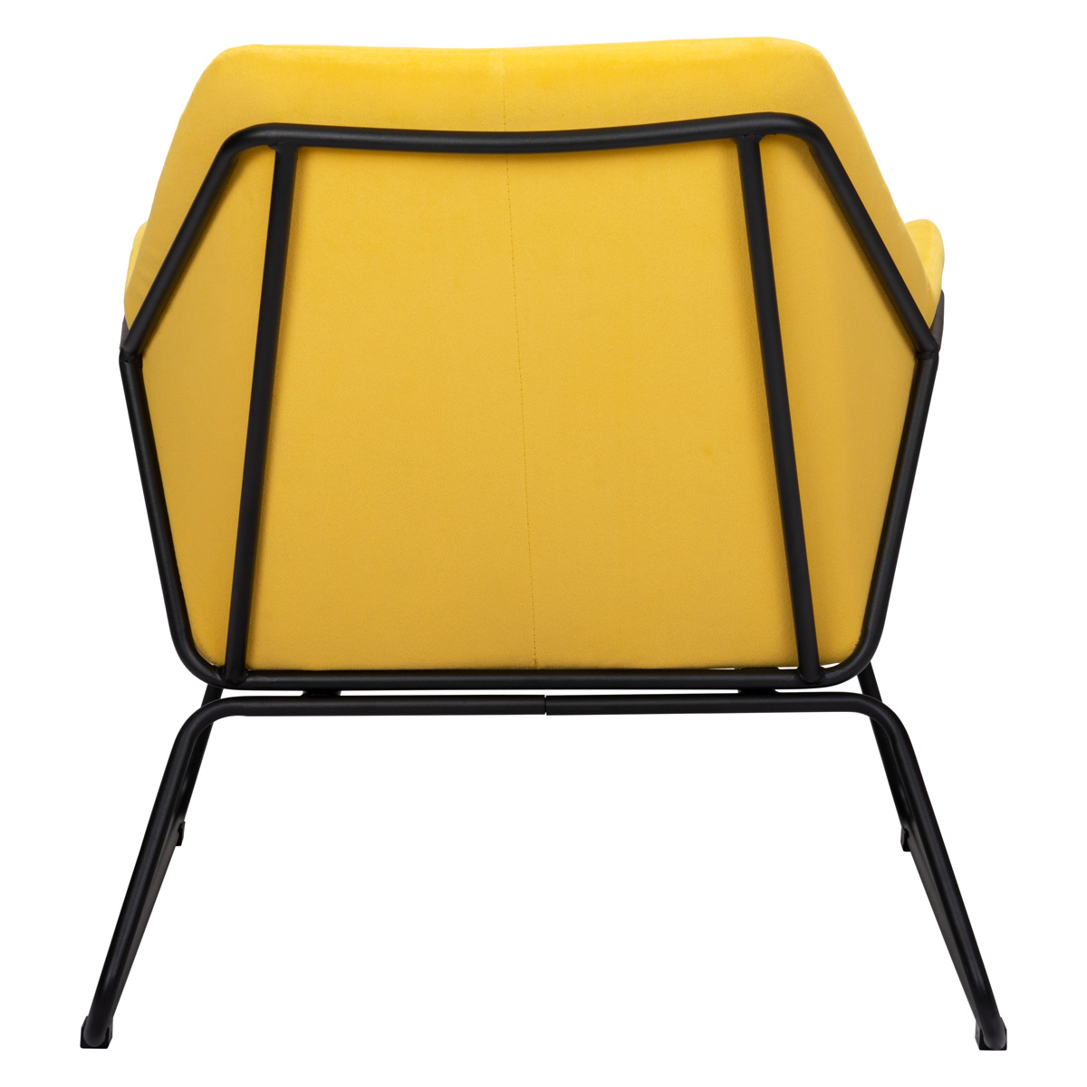 ZUO Jose Accent Chair - Yellow/Matte Black