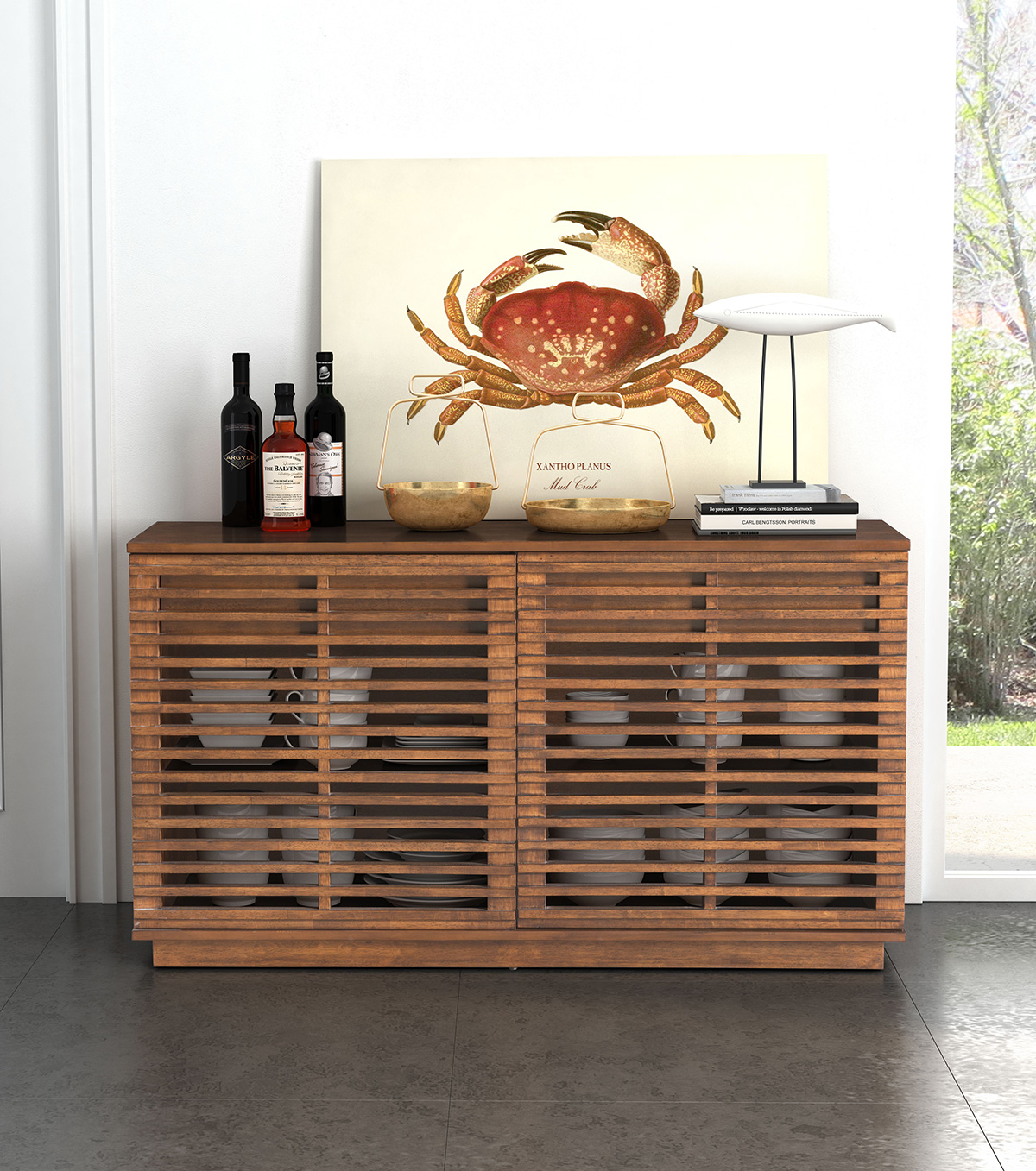 ZUO - Linea Credenza in Walnut