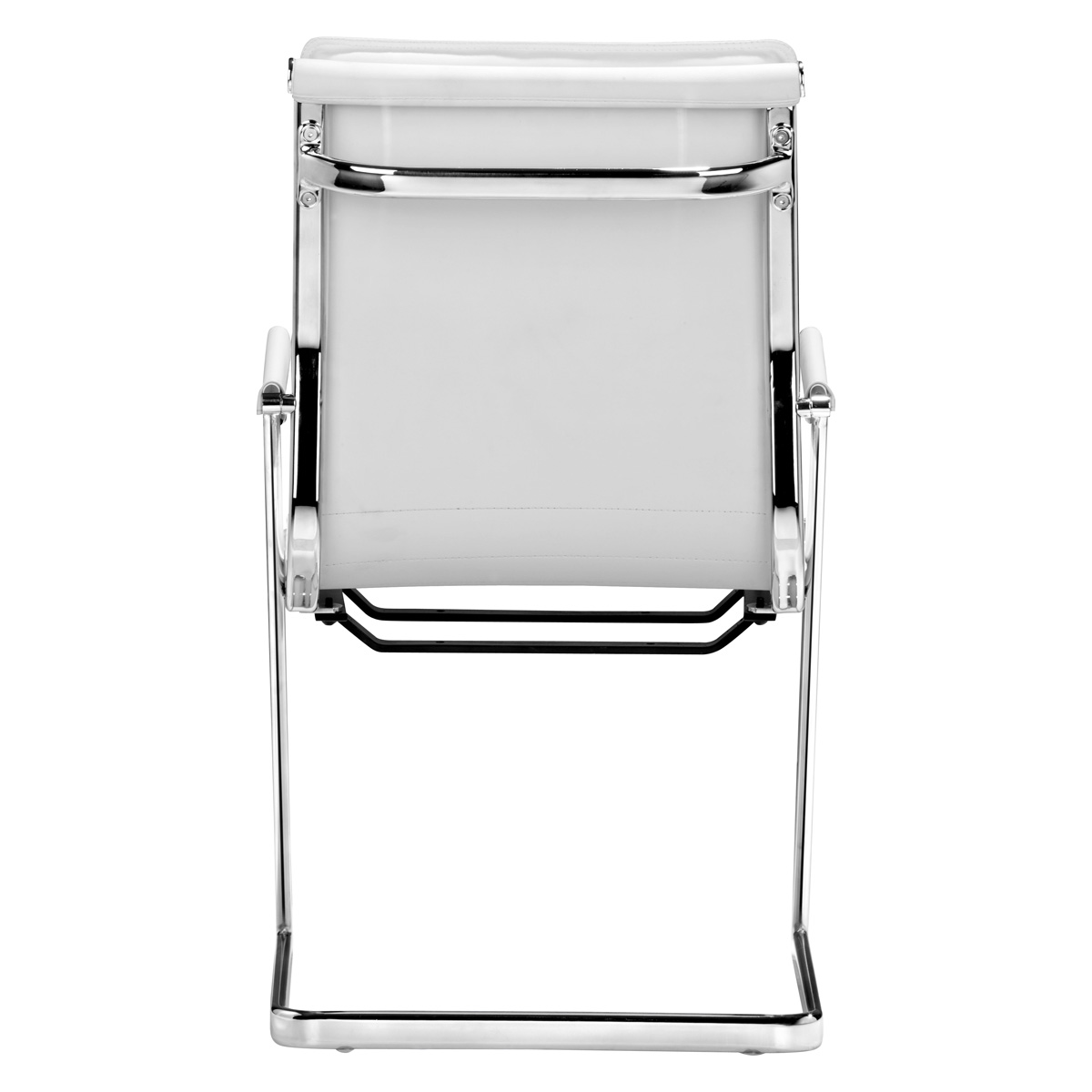 ZUO Lider Plus Conference Chair (Set Of 2) - White/Silver
