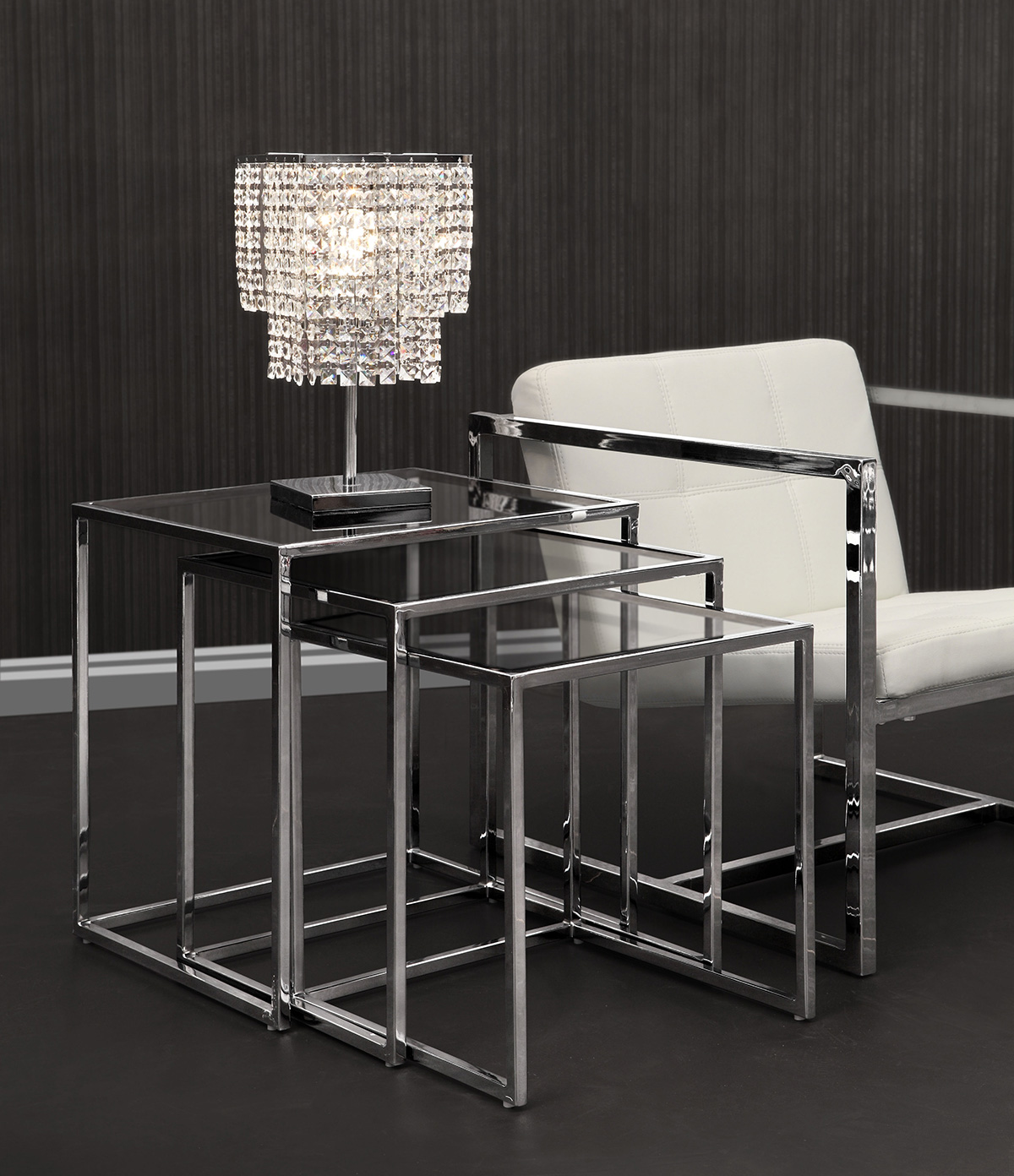 ZUO - Falling Stars Table Lamp in Chrome