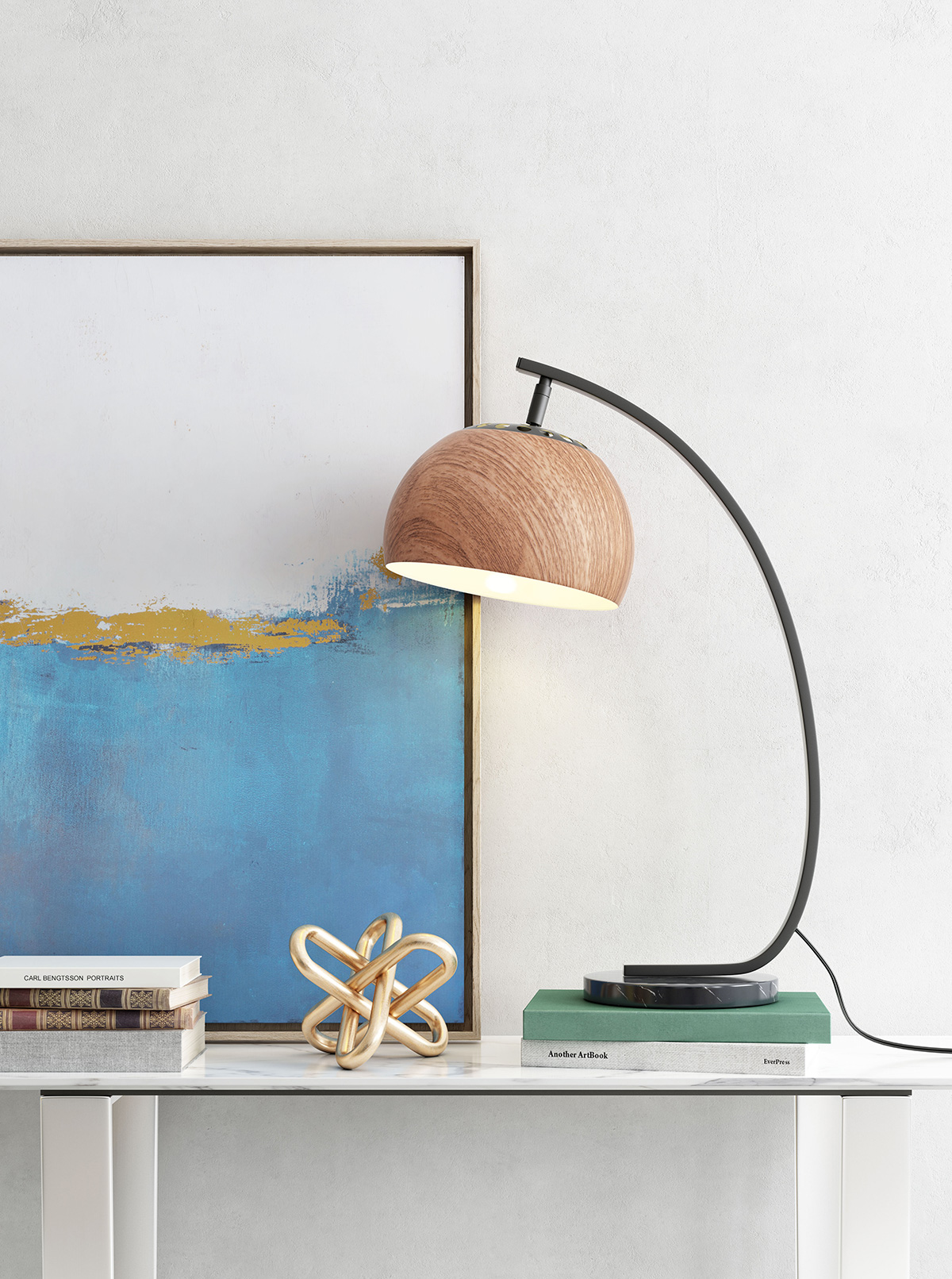 ZUO - Brentwood Table Lamp in Brown