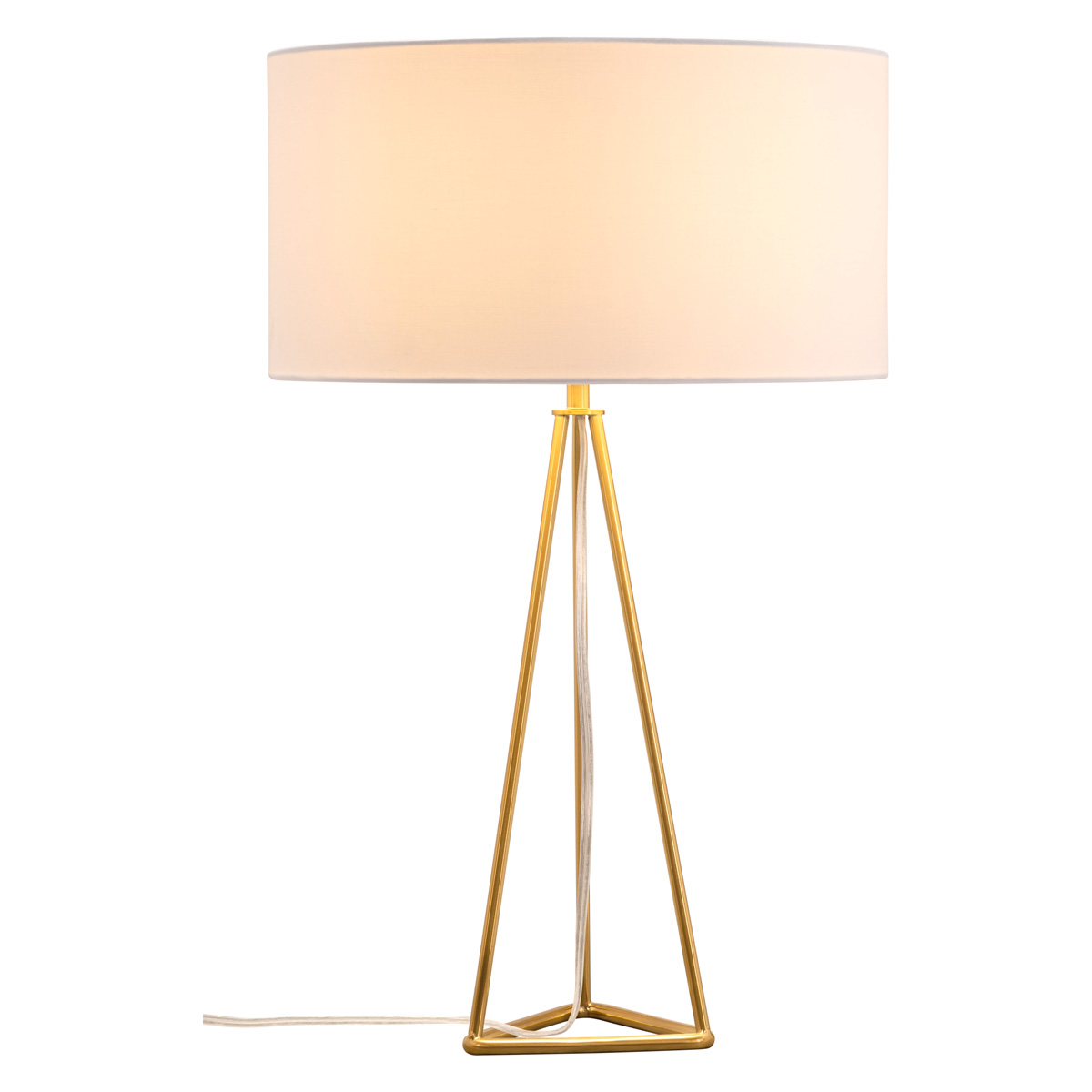 ZUO - Sascha Table Lamp in White/Brass